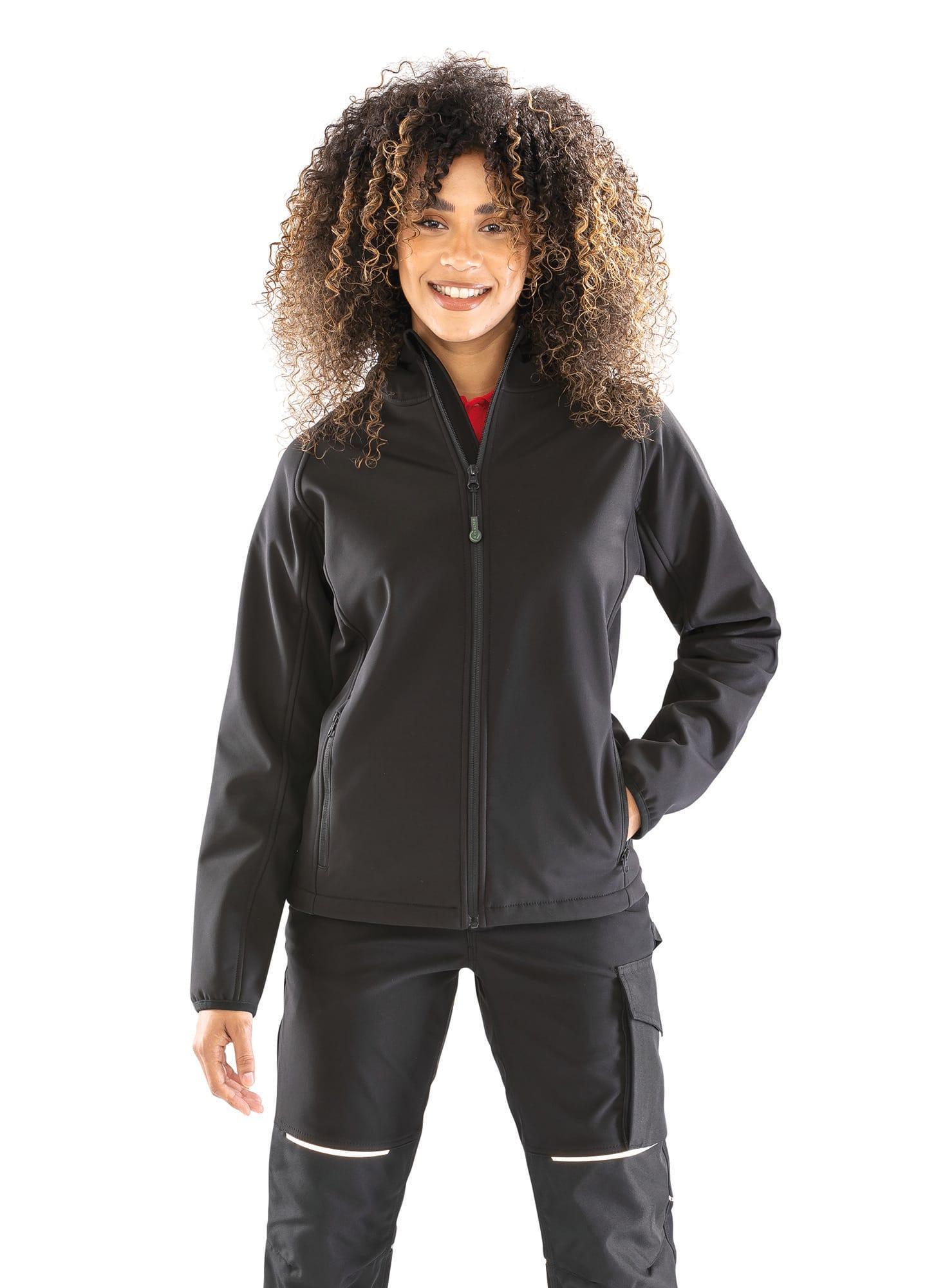 Veste softshell recyclée 3 couches à capuche femme