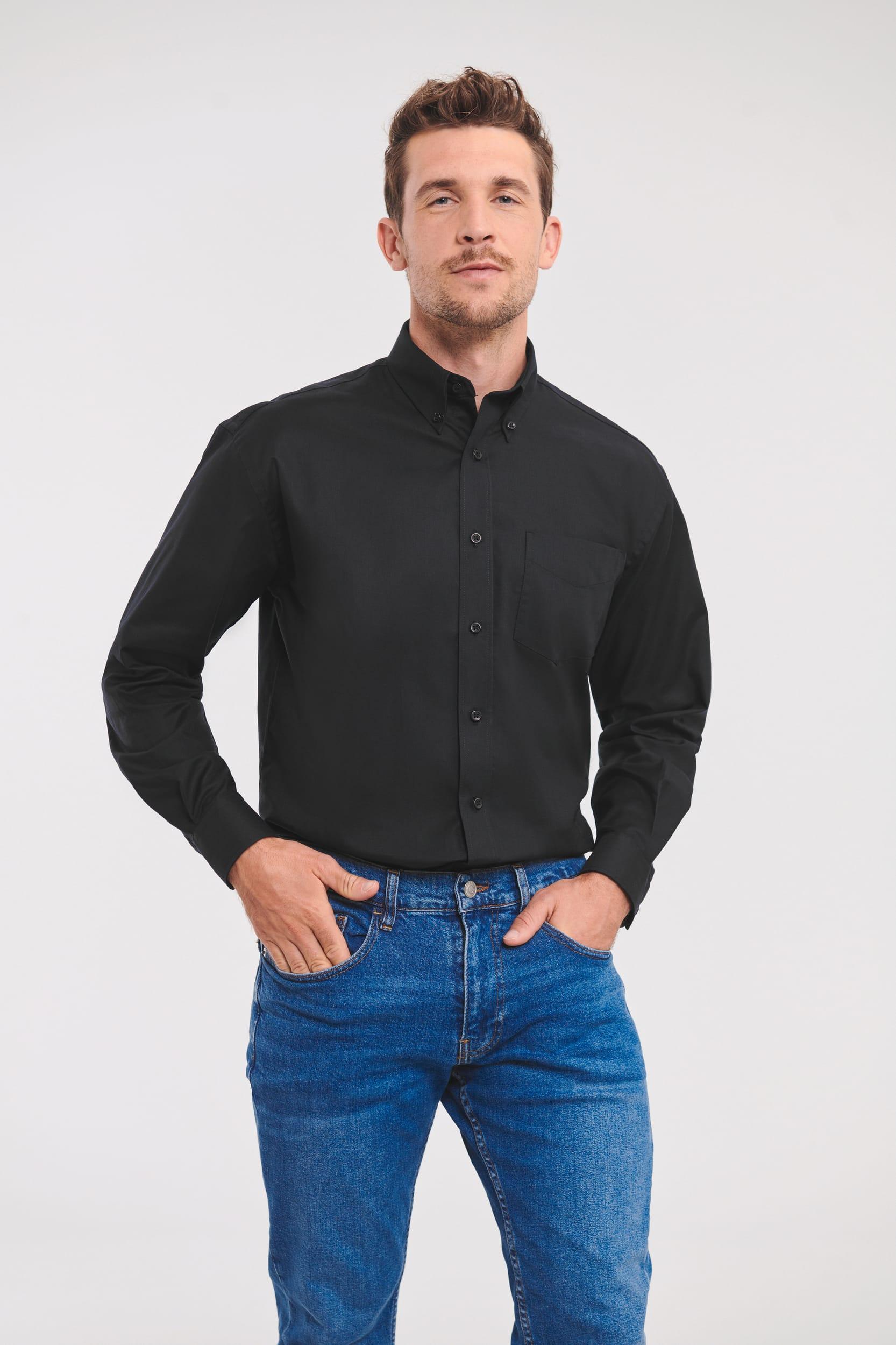 Chemise homme manches longues Oxford