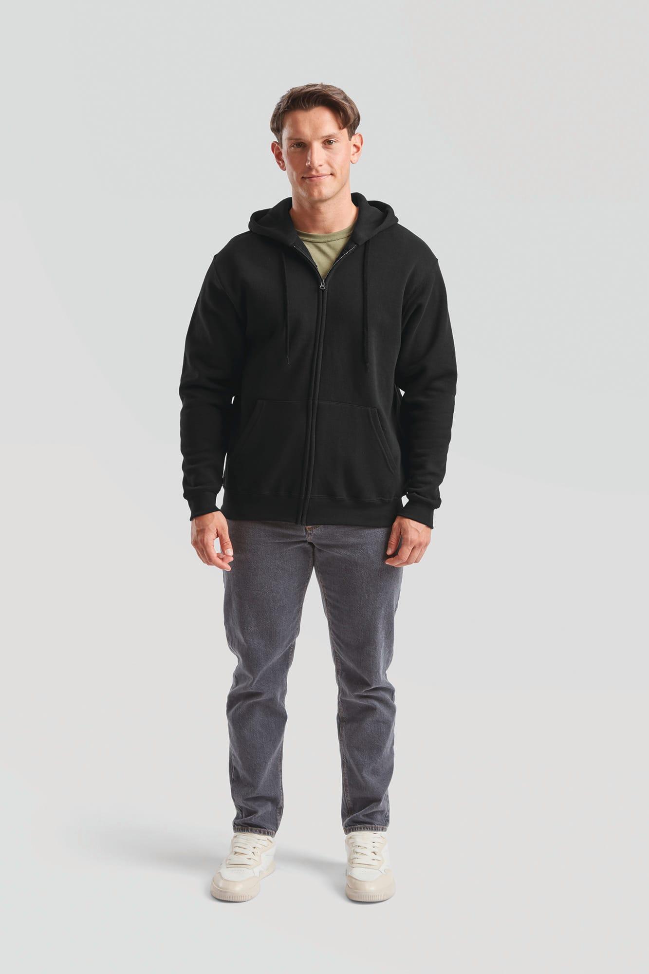 Sweat-shirt homme zippé capuche Classic (62-062-0)