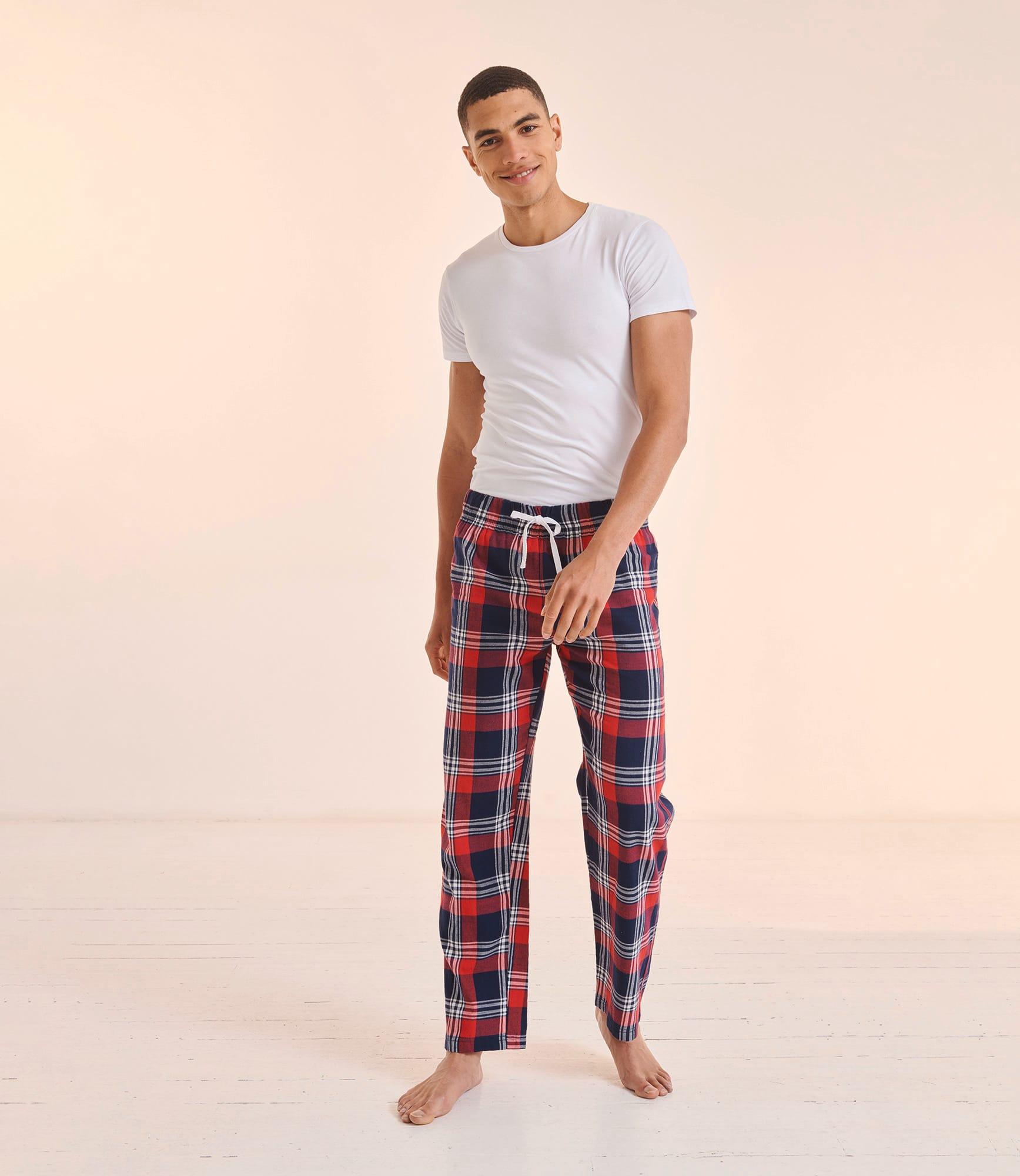 Pantalon homme à motif tartan