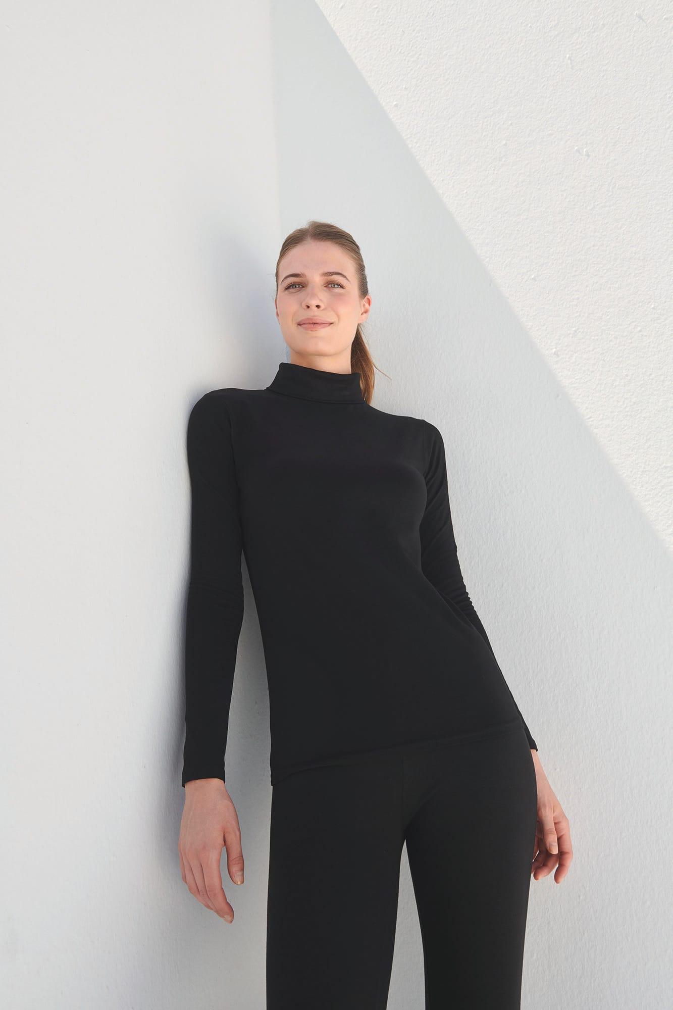T-shirt Femme col roulé Feel Good