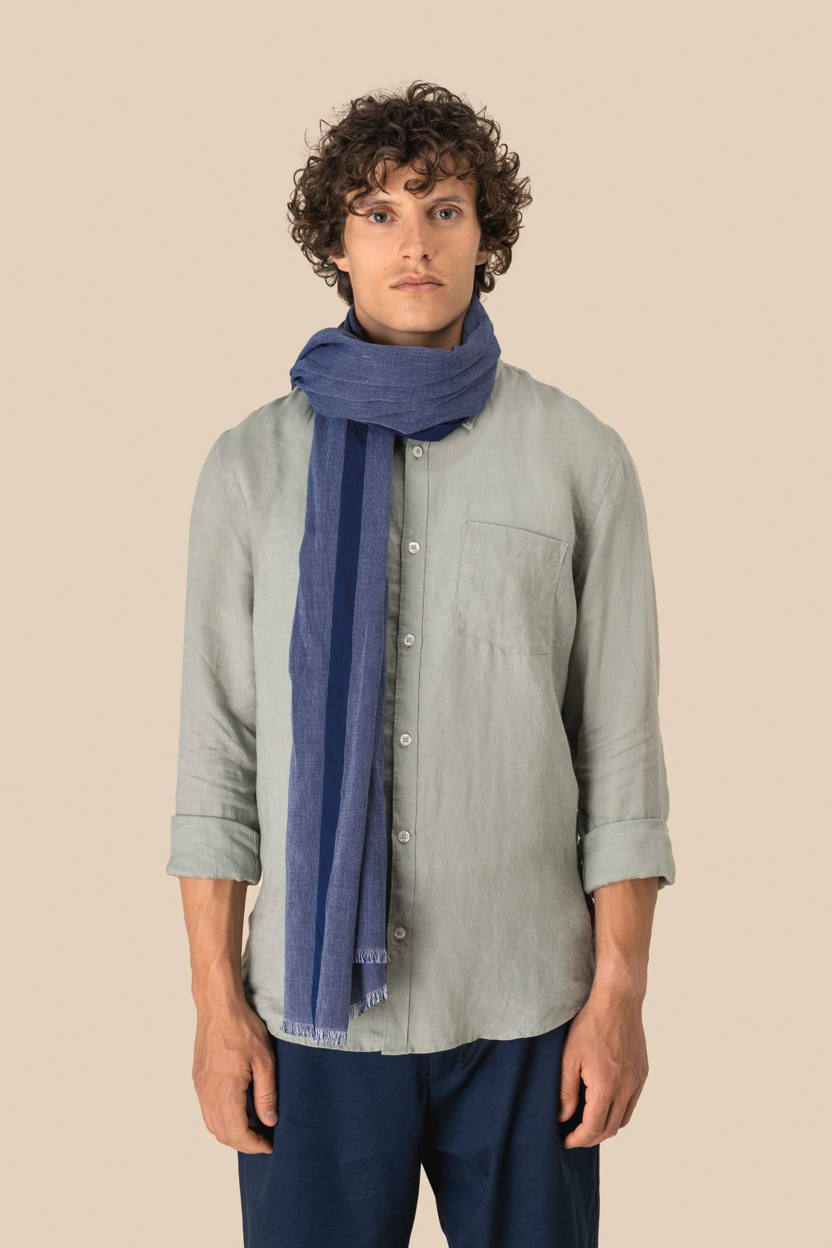 Chèche en chambray unisexe