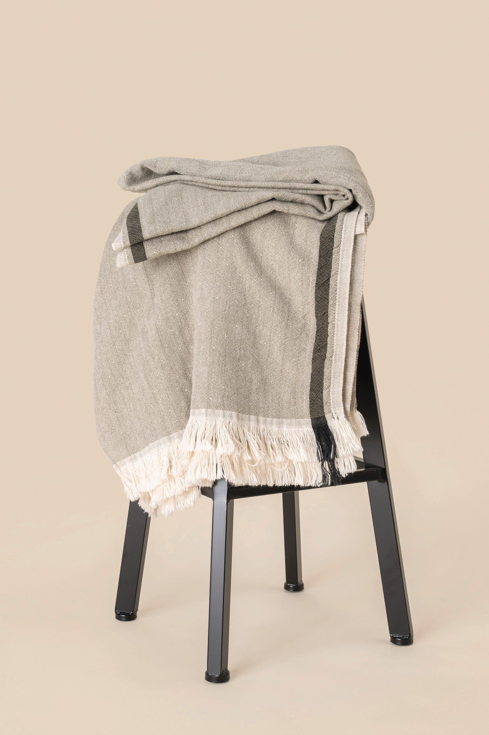 Fouta à rayures