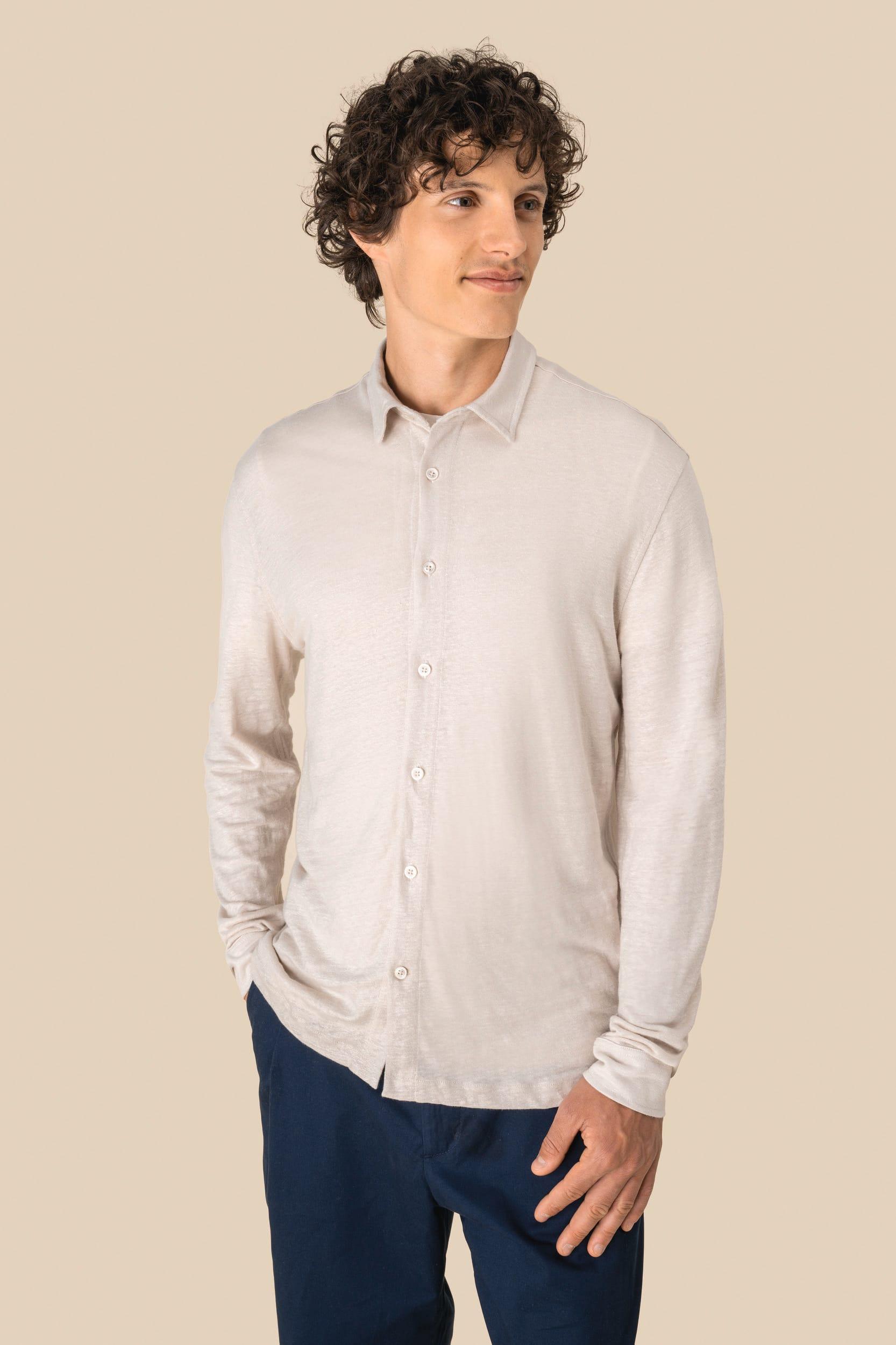 Chemise en lin homme
