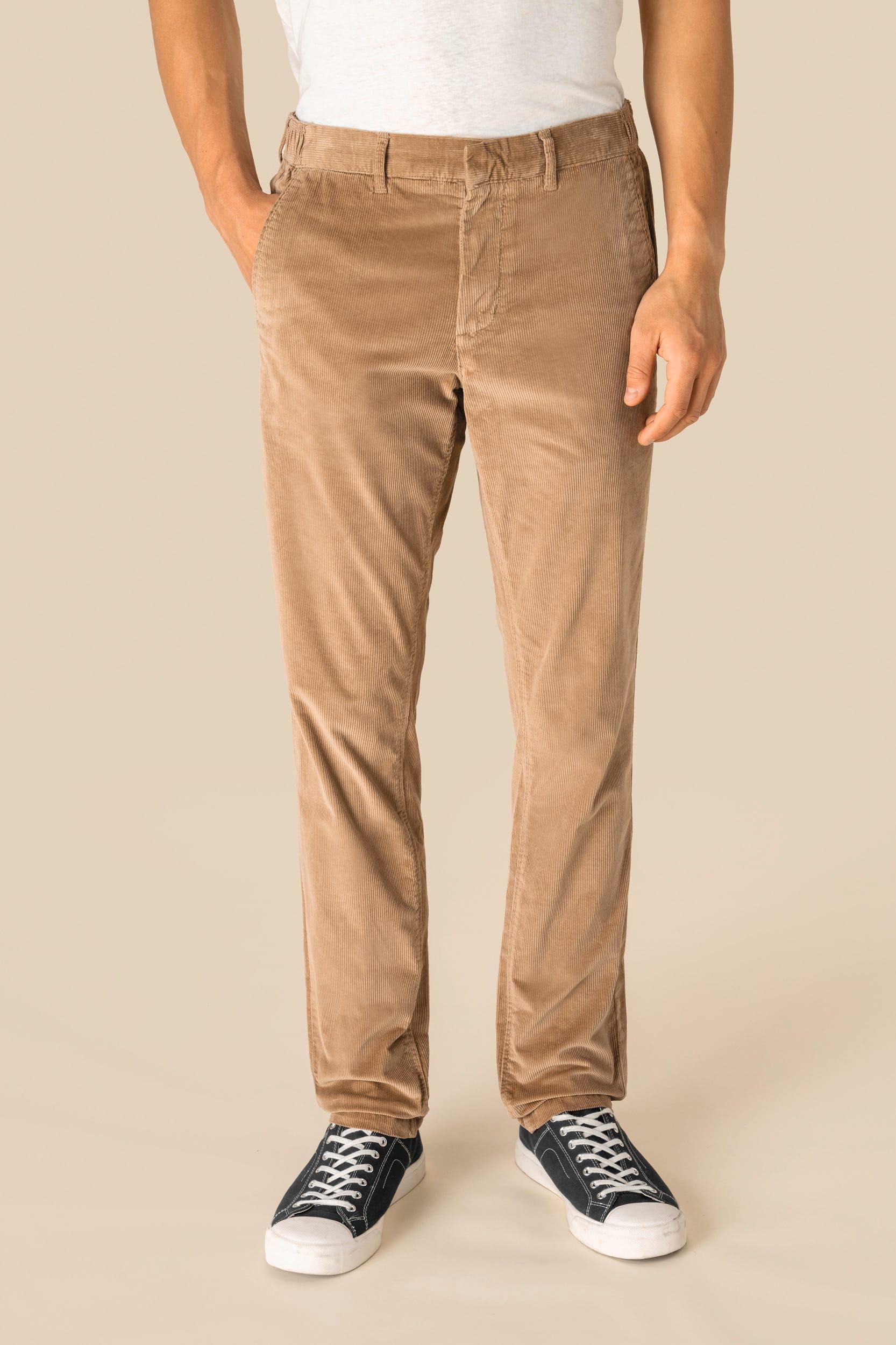 Pantalon écoresponsable en velours côtelé homme