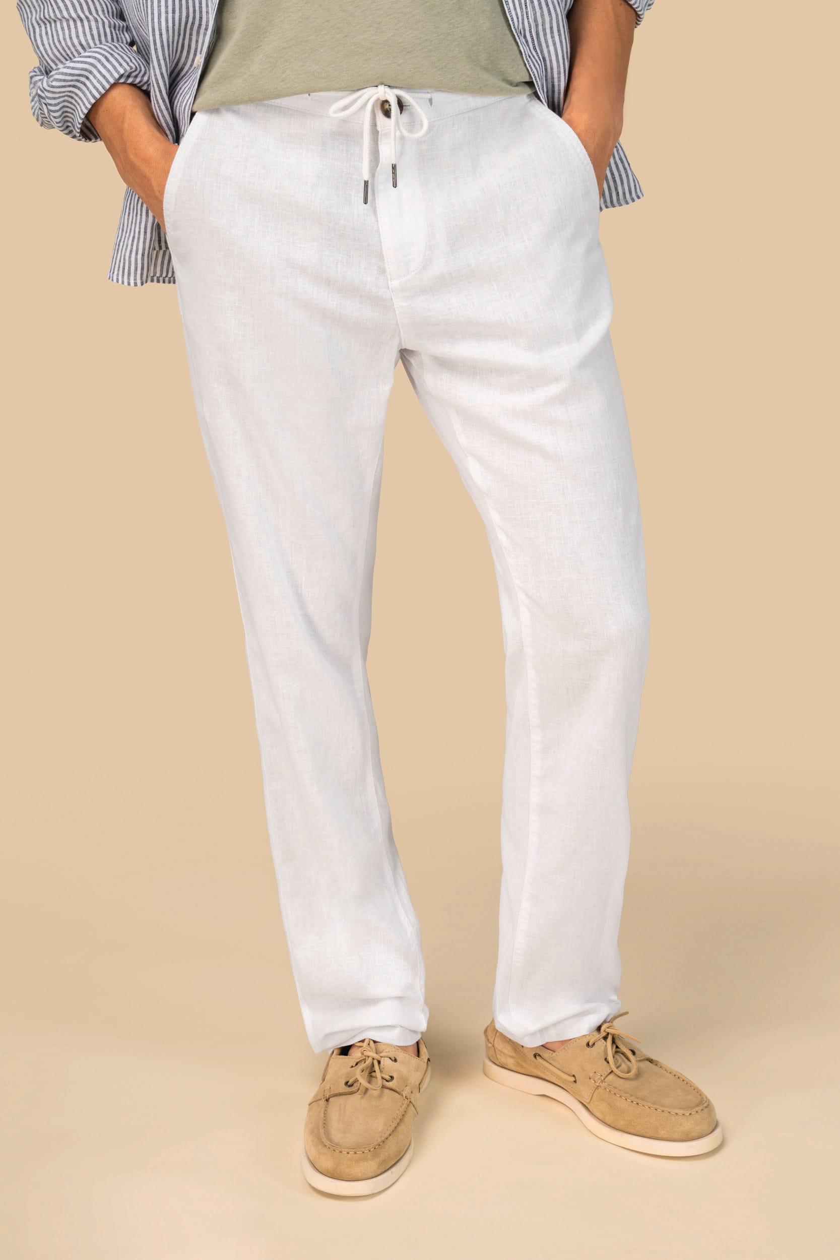 Pantalon écoresponsable en lin et coton bio homme