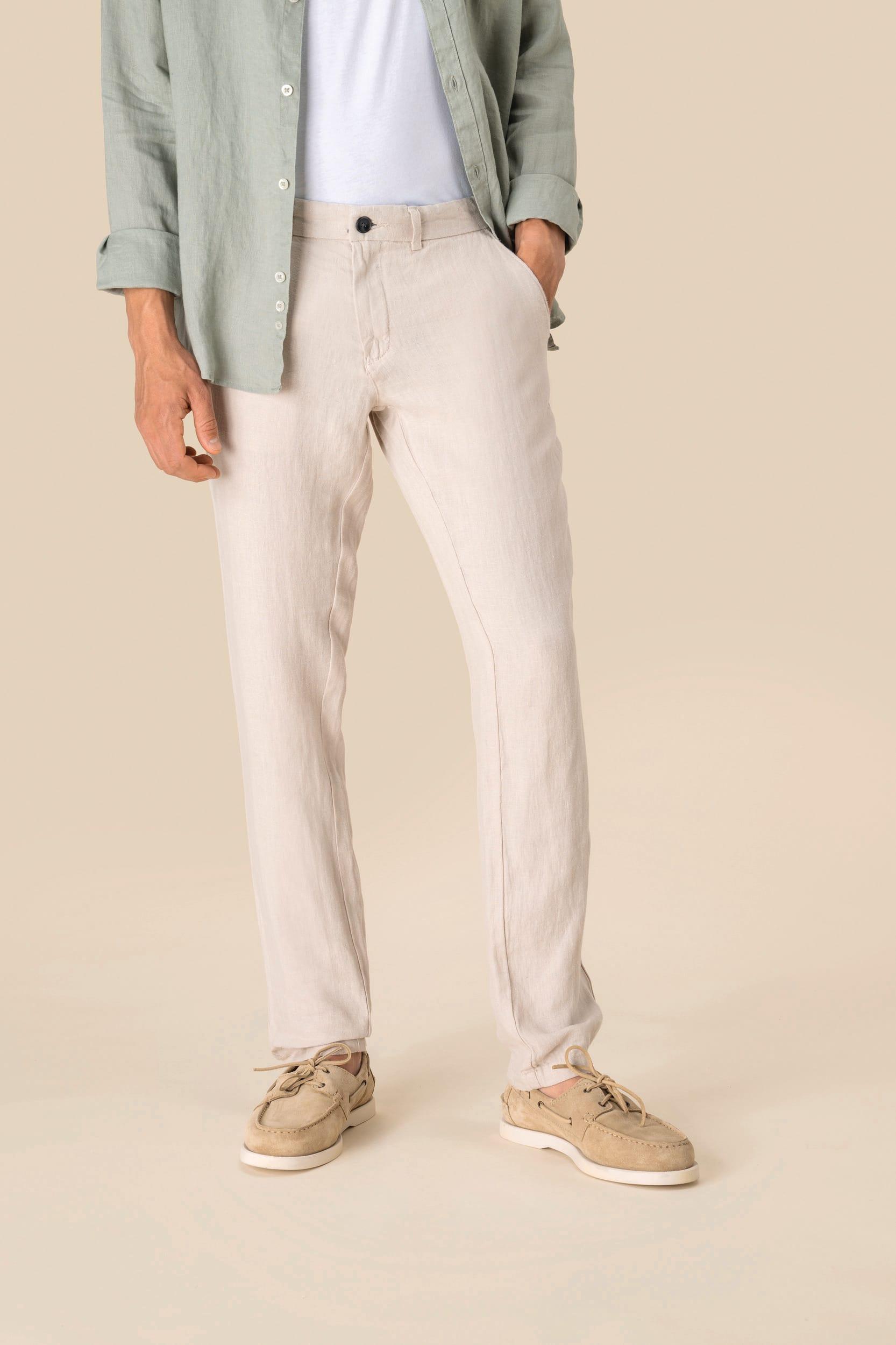 Pantalon en lin homme