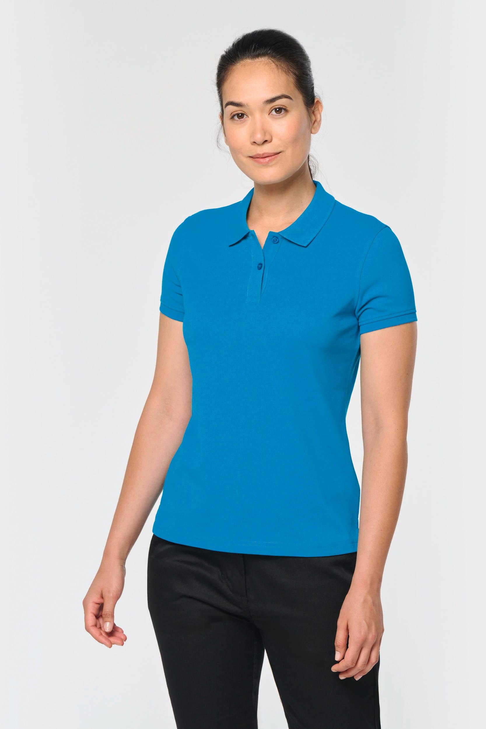 Polo manches courtes femme