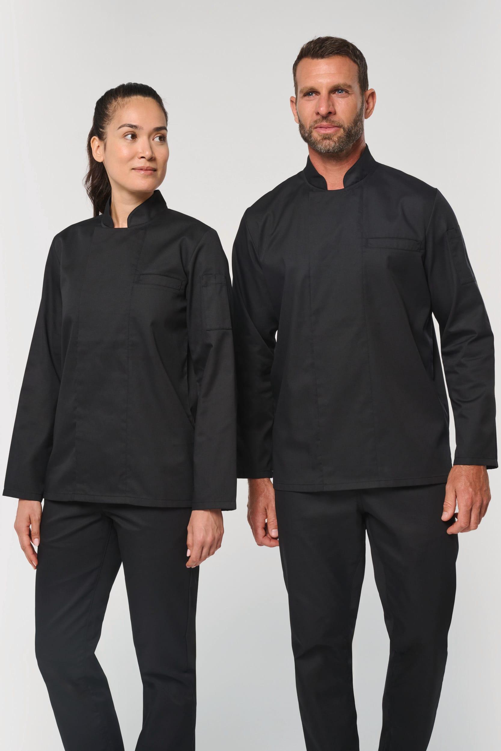 Veste de cuisine écoresponsable manches longues unisexe