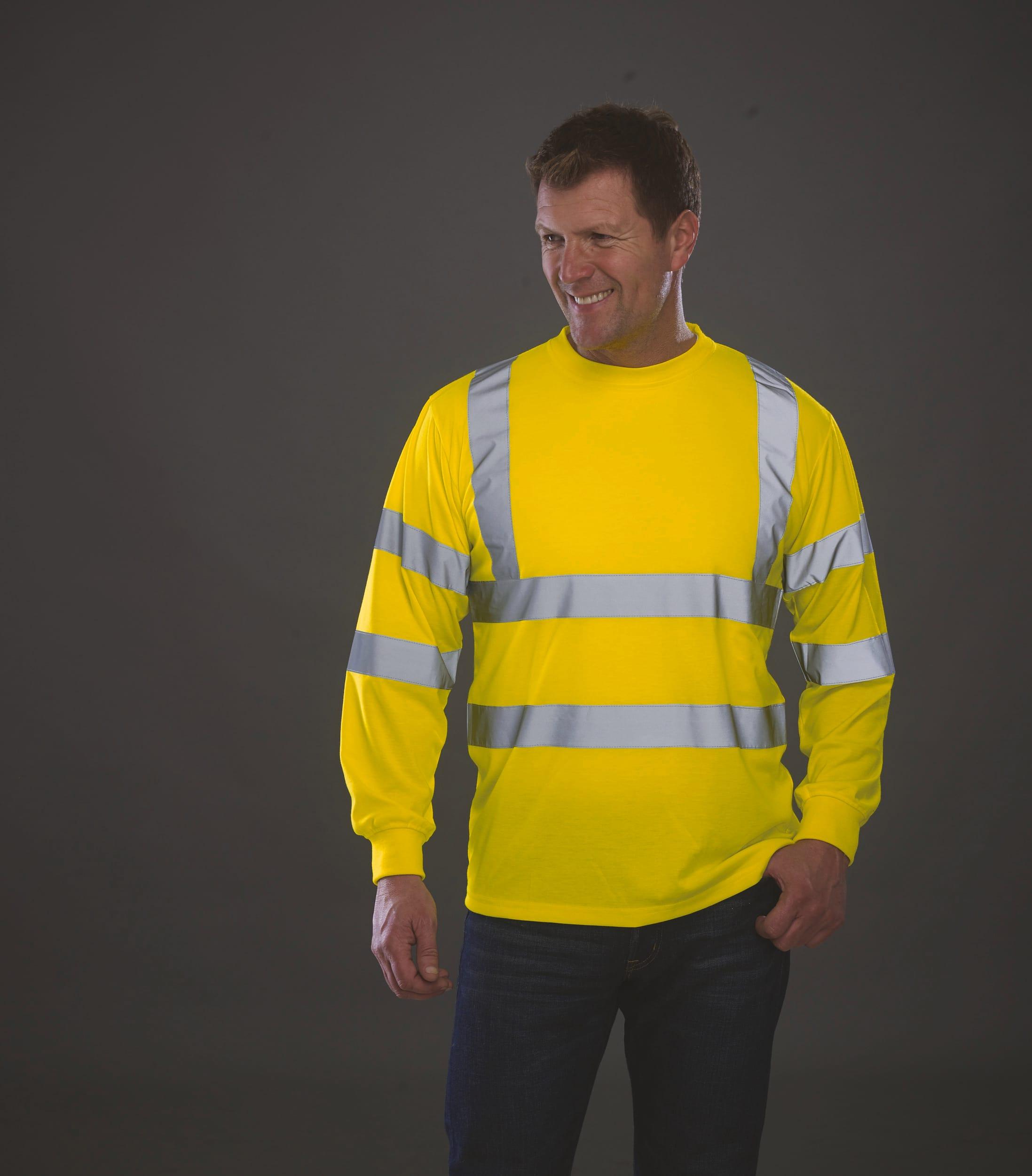 T-shirt haute visibilité manches longues