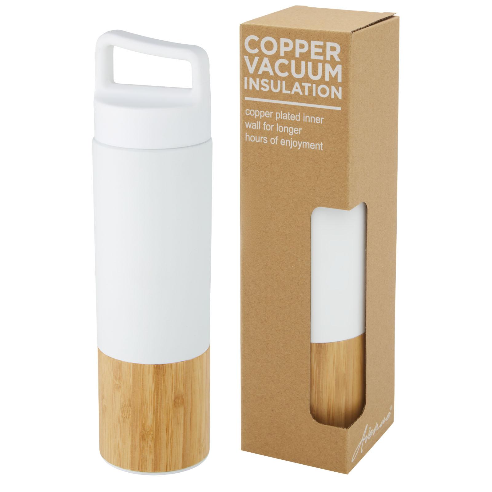 Bouteille Torne de 540 ml isotherme en acier inoxydable avec couche de cuivre et isolation par le vide