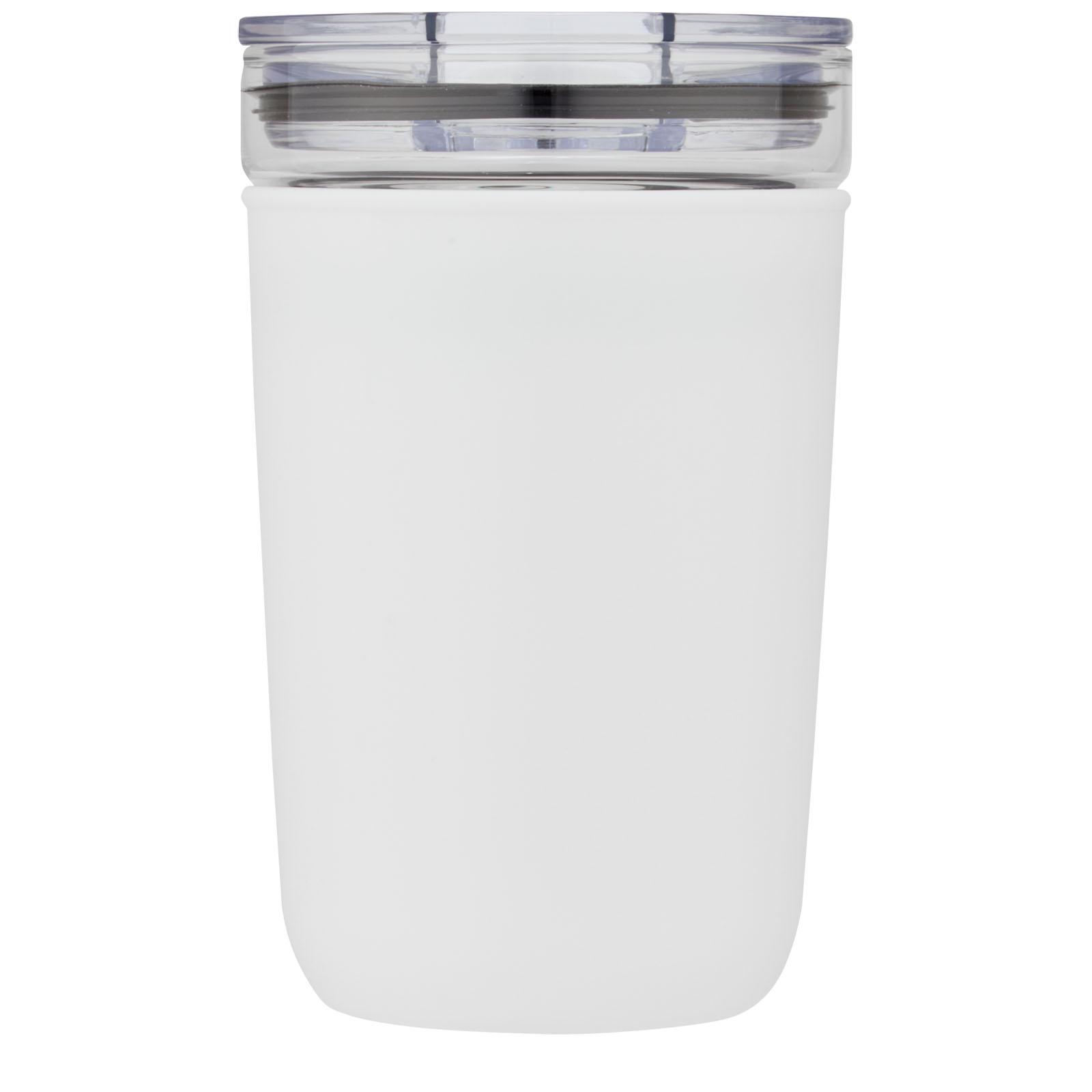 Gobelet en verre Bello de 420 ml avec paroi extérieure en plastique recyclé