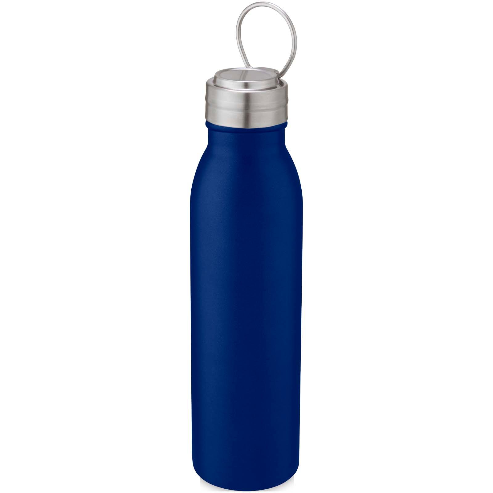 Bouteille de sport Harper 700 ml en acier inoxydable avec boucle métallique