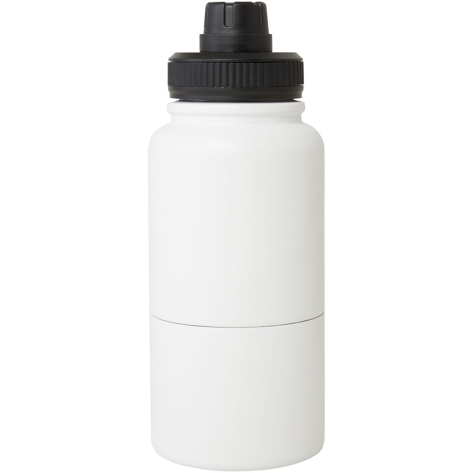 Bouteille de sport Dupeca de 840 ml avec isolation en acier inoxydable certifiée RCS