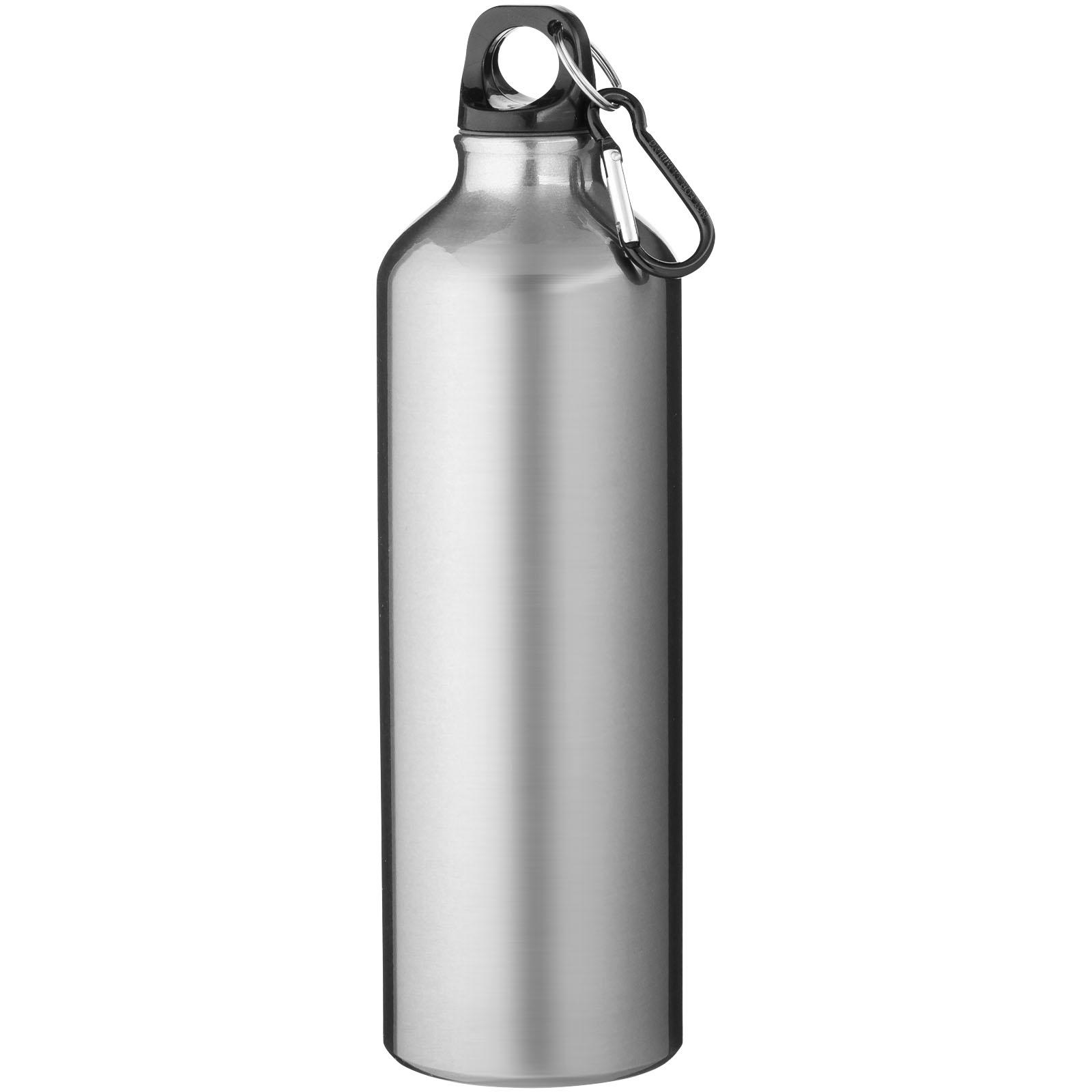 Bouteille d'eau Oregon de 770 ml en aluminium recyclé certifié RCS avec mousqueton