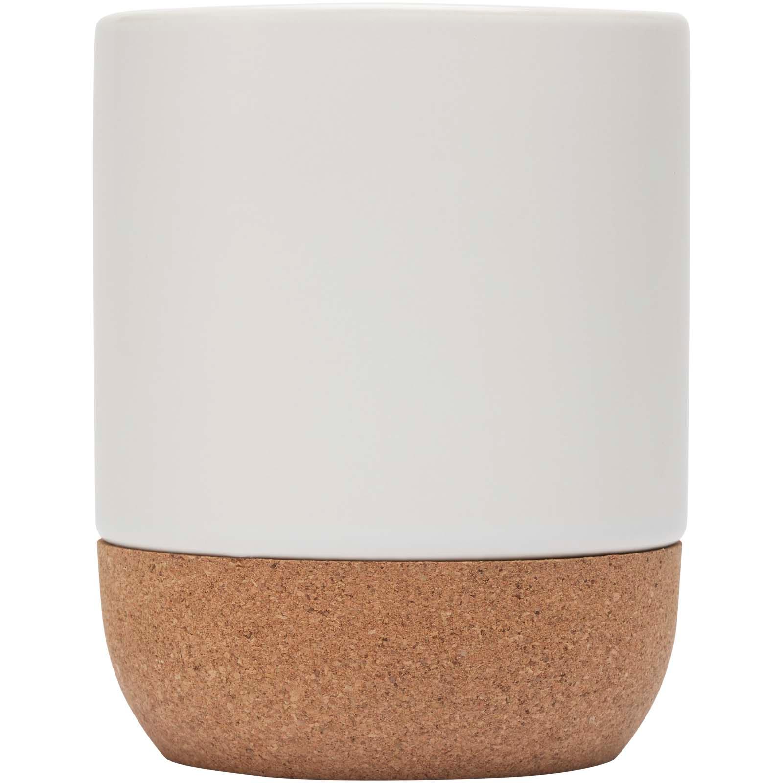 Mug Billie en céramique de 300 ml avec détails en liège et finition matte