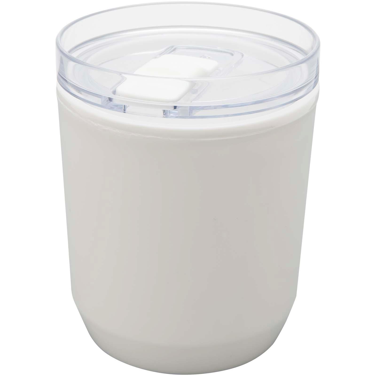 Gobelet Hudson double paroi en plastique recyclé de 180 ml