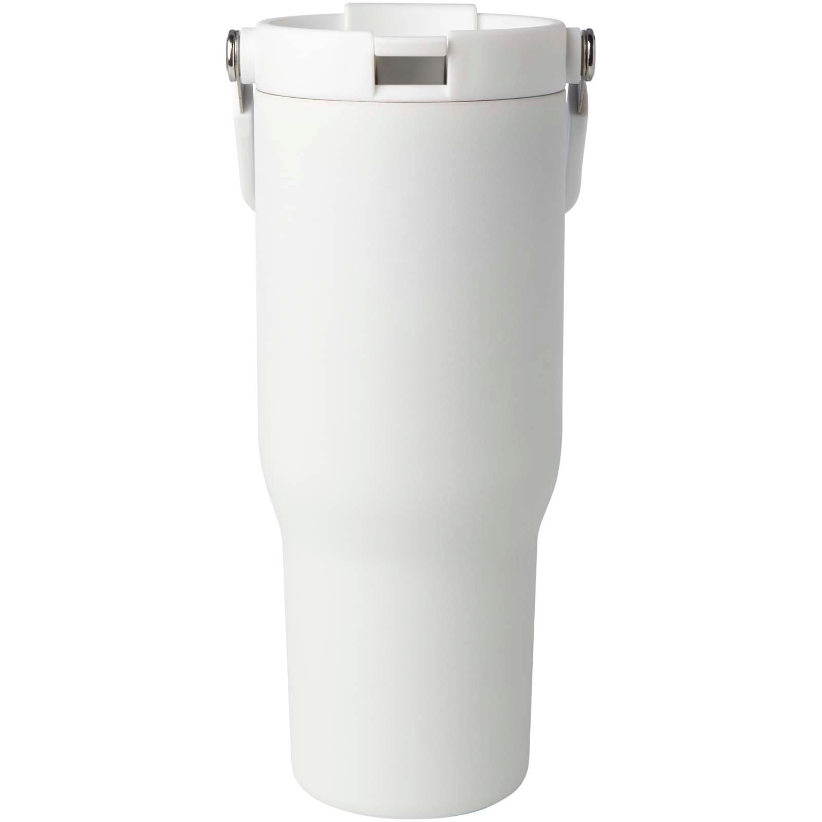 Gobelet avec isolation sous vide Bronx en cuivre et acier inoxydable recyclé certifié RCS Bronx de 900 ml avec couvercle à double fonction