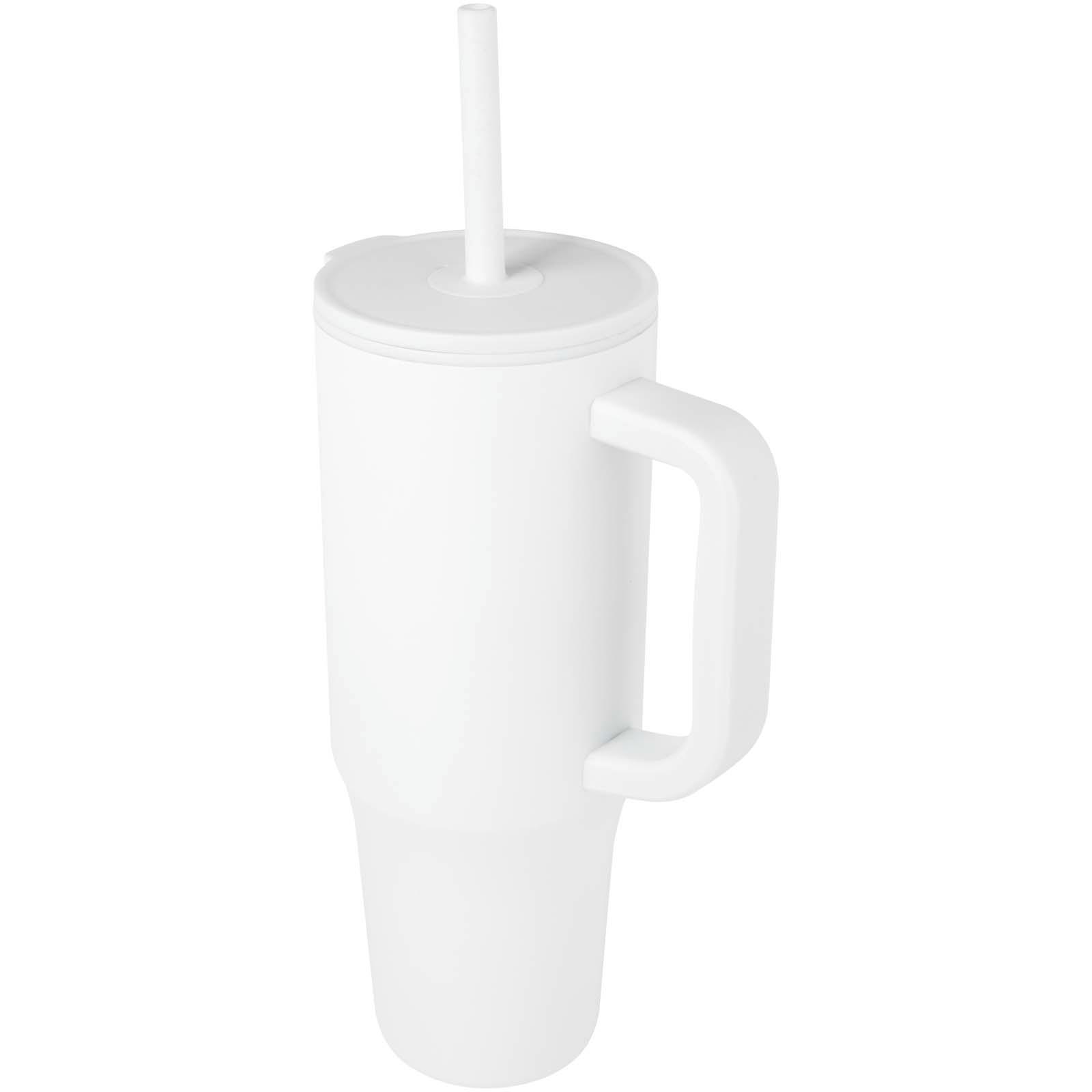 Gobelet isotherme Brady 900 ml certifié RCS avec paille en silicone