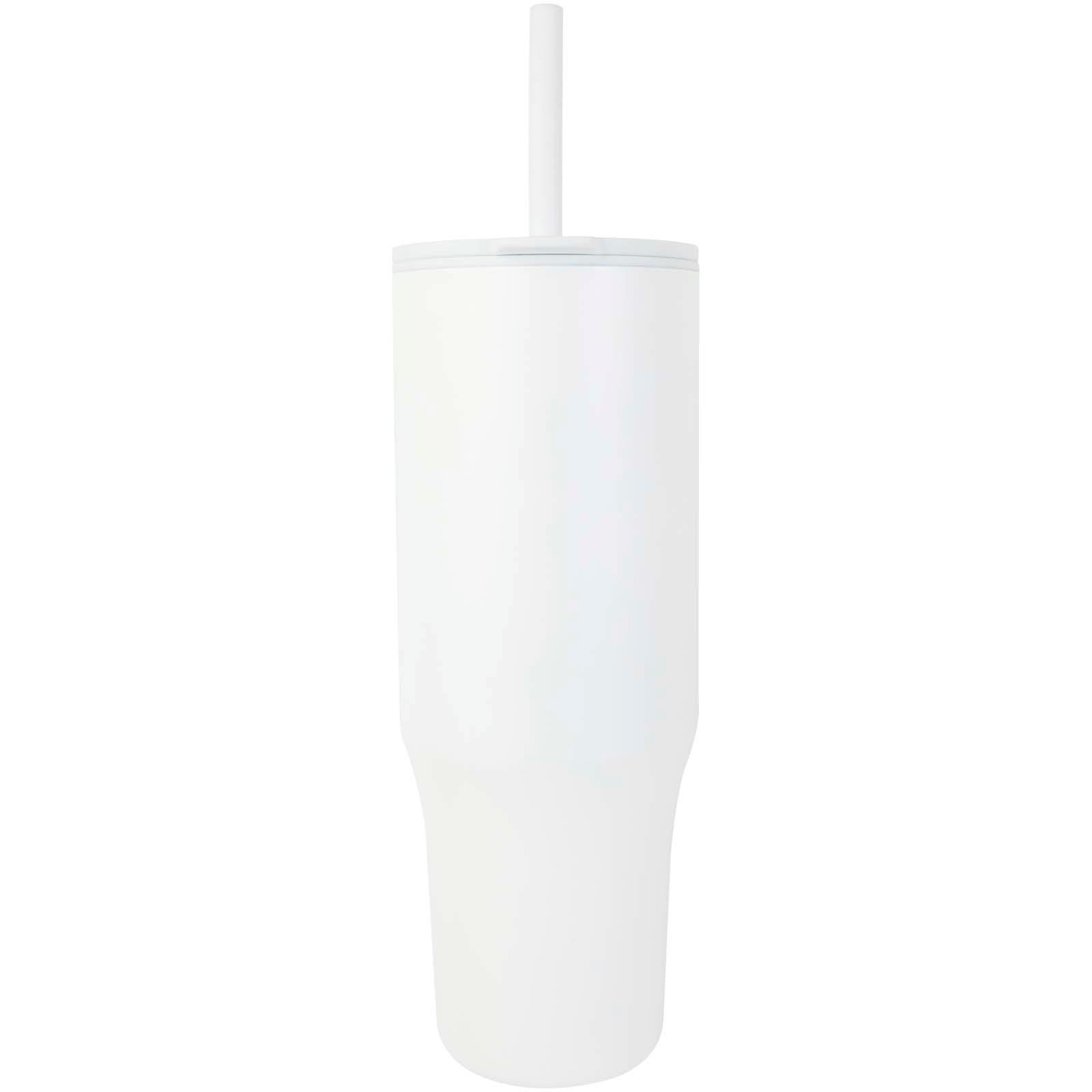 Gobelet isotherme Brady 900 ml certifié RCS avec paille en silicone