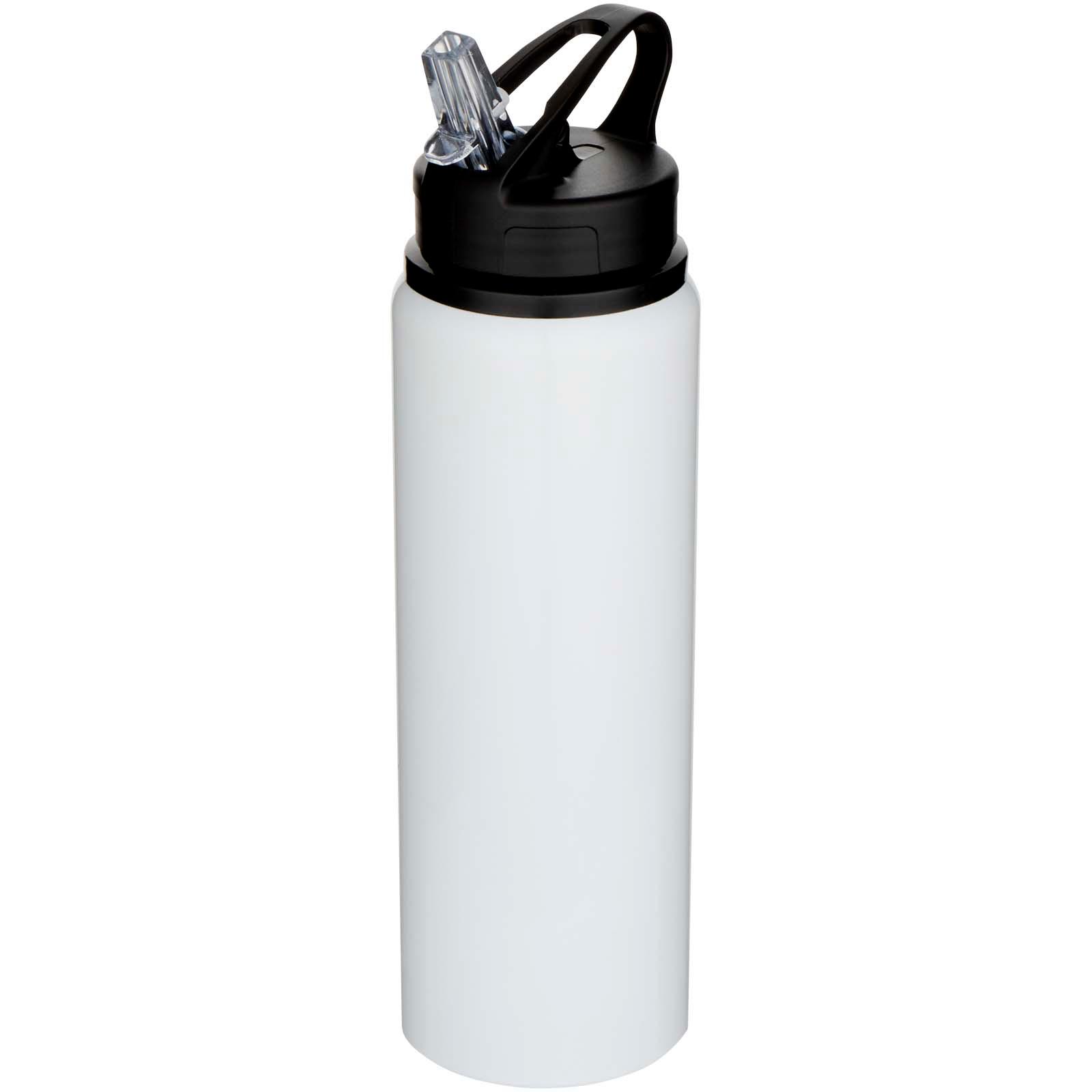 Bouteille d’eau Fitz de 800 ml en acier inoxydable recyclé certifié RCS à simple paroi