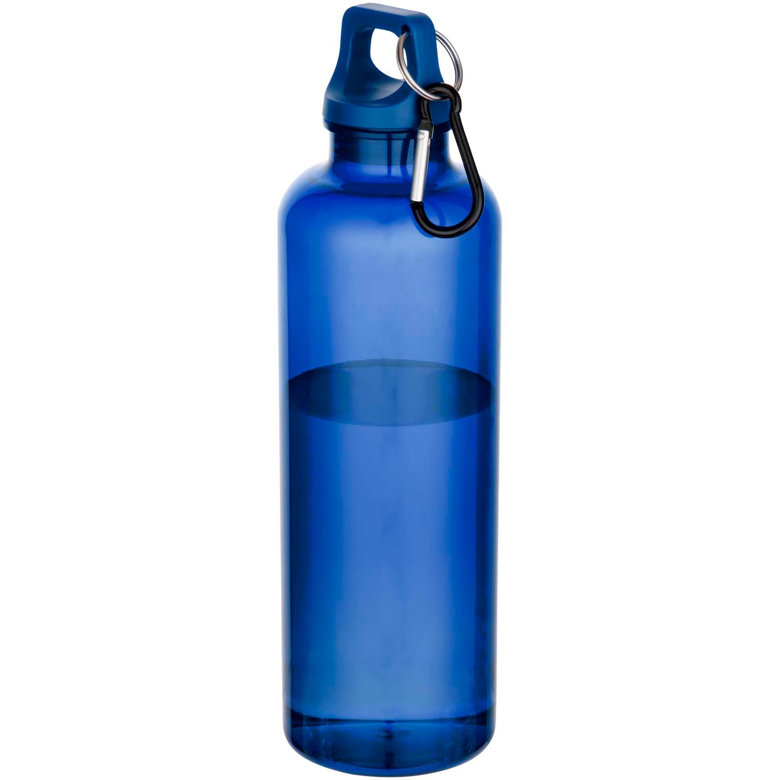 Bouteille d’eau Oregon de 750 ml en plastique recyclé certifié RCS avec mousqueton