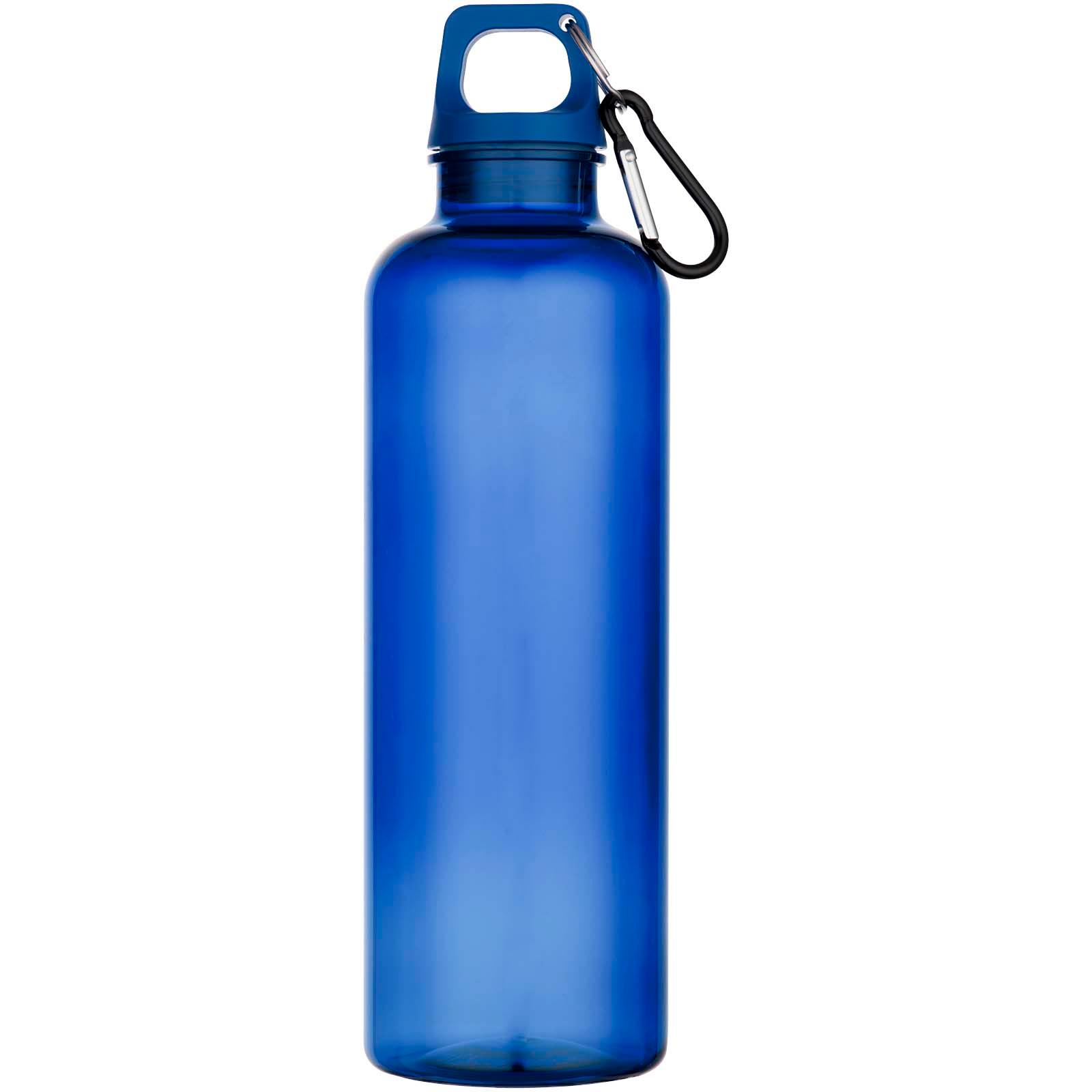 Bouteille d’eau Oregon de 750 ml en plastique recyclé certifié RCS avec mousqueton