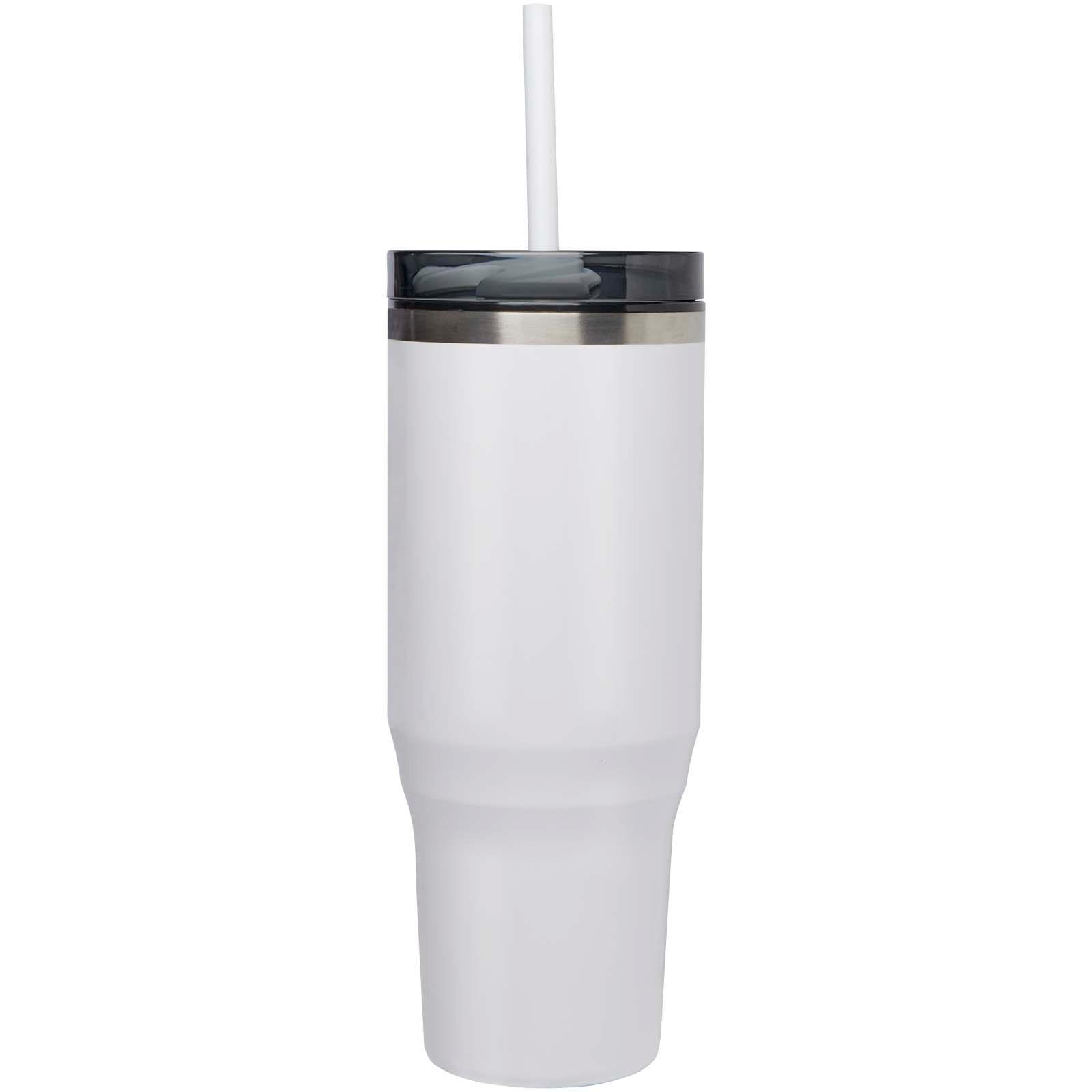 Mug isotherme Melbourne 1200 ml certifié RCS avec paille