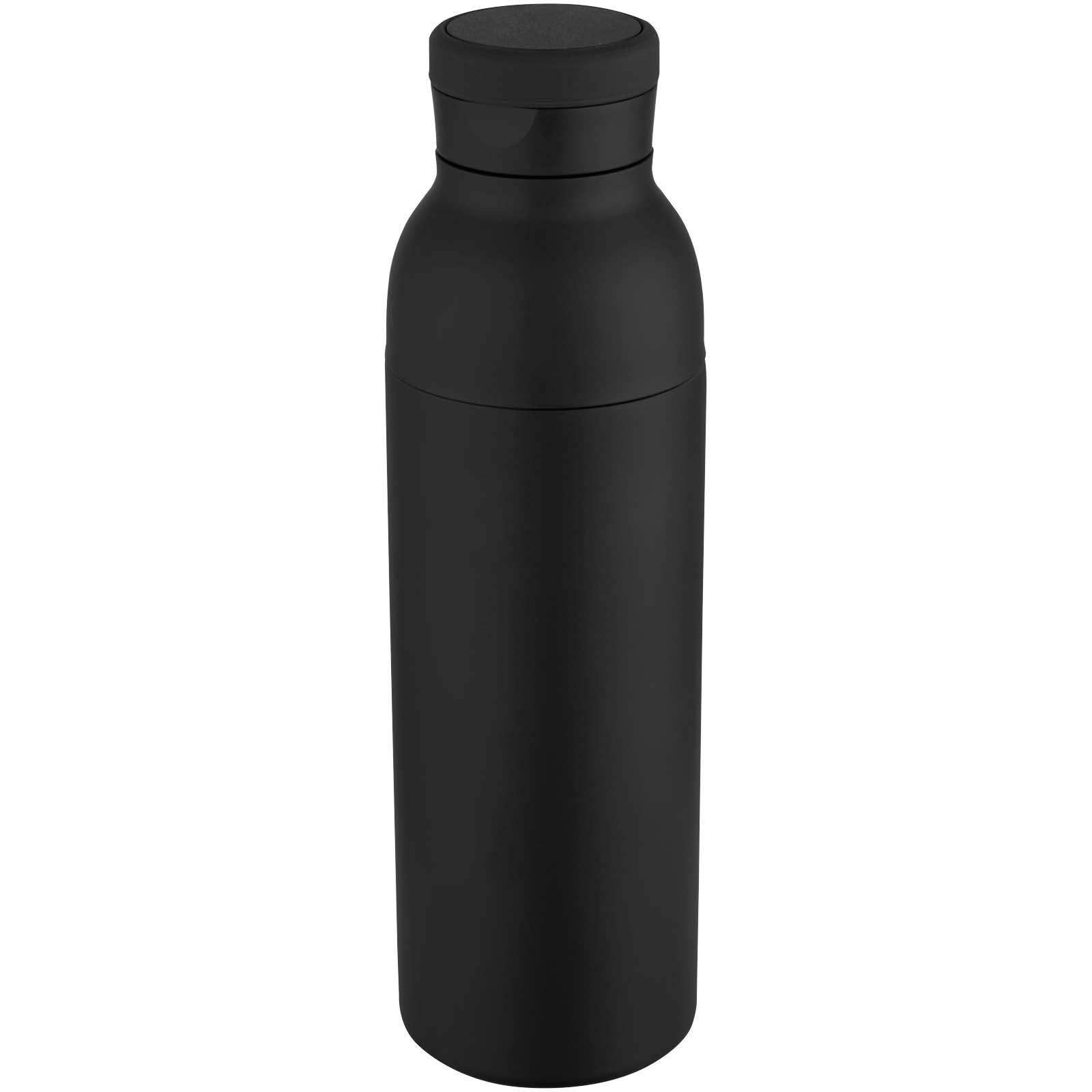 Bouteille avec isolation sous vide Illuminate double paroi de 650 ml en acier inoxydable recyclé certifié RCS