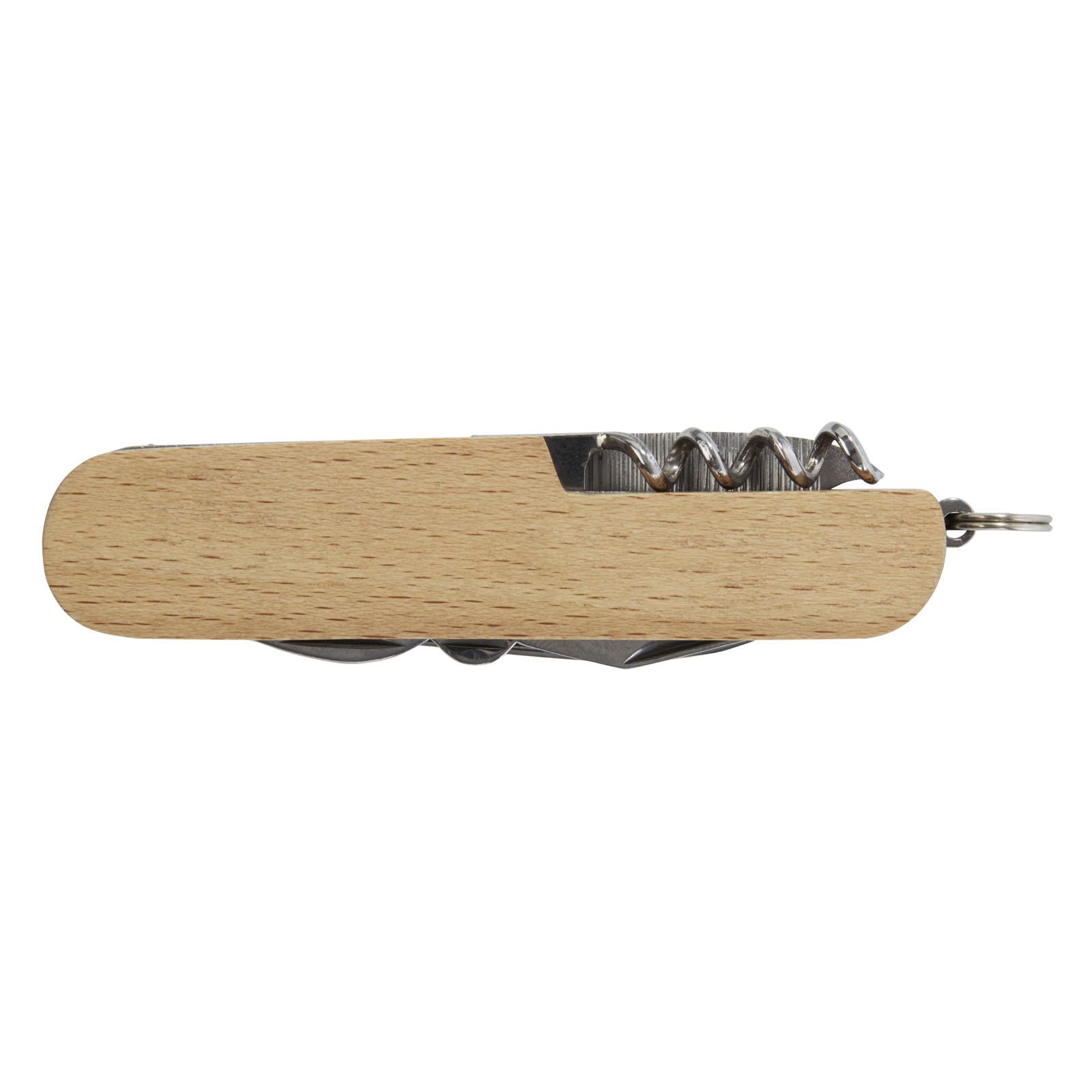Couteau de poche Richard en bois à 7 fonctions