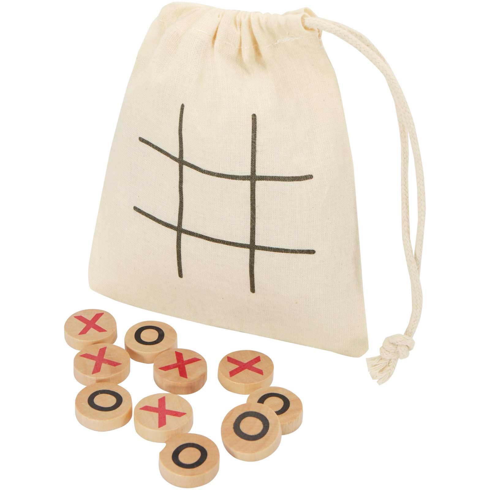 Jeu de morpion Whorl en bois