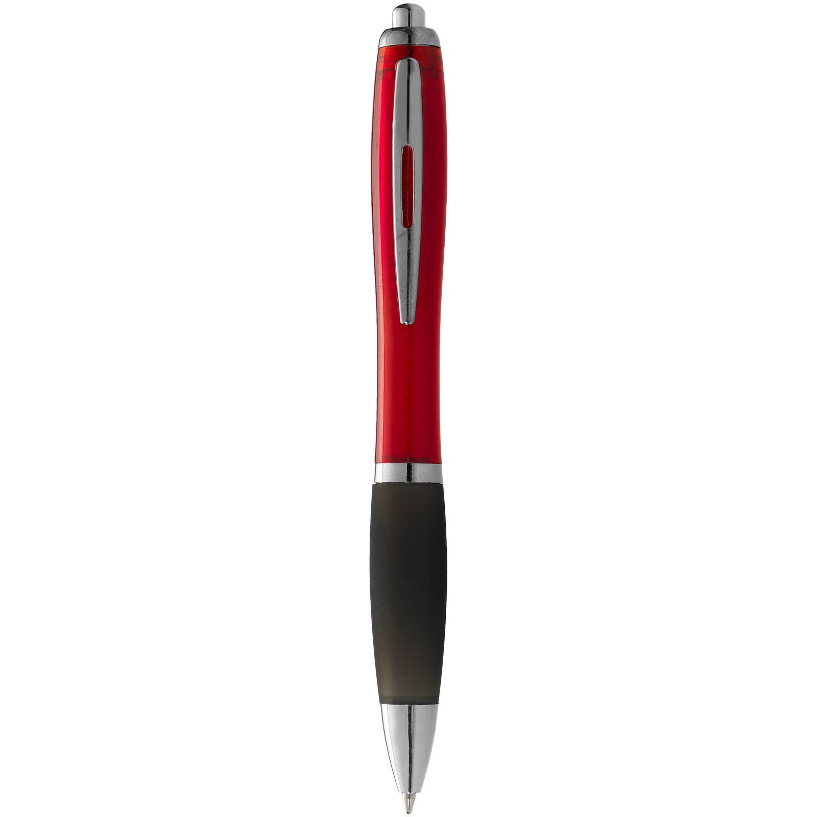 Stylo à bille Nash avec grip noir (encre noire)