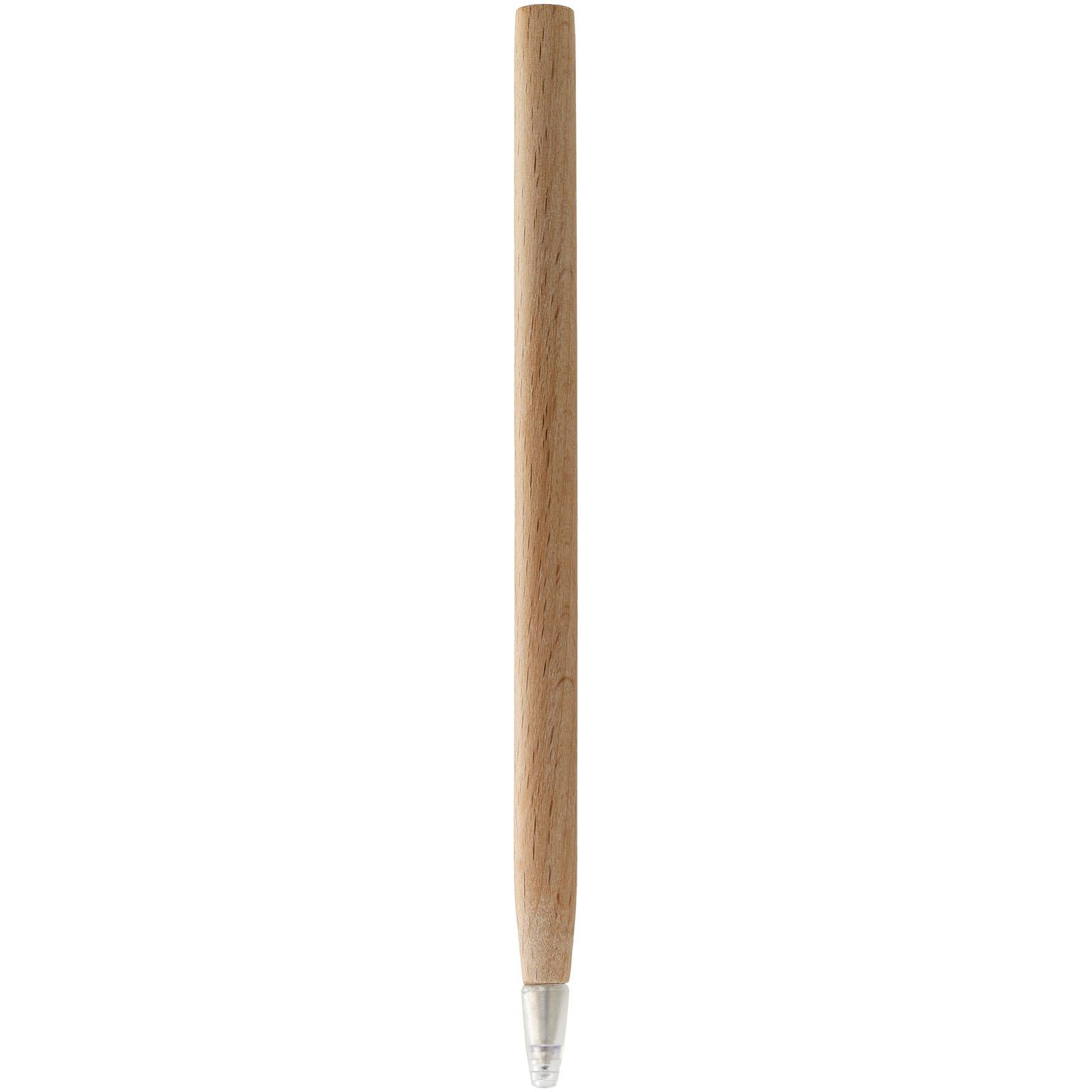Stylo bille en bois Arica (encre noire)