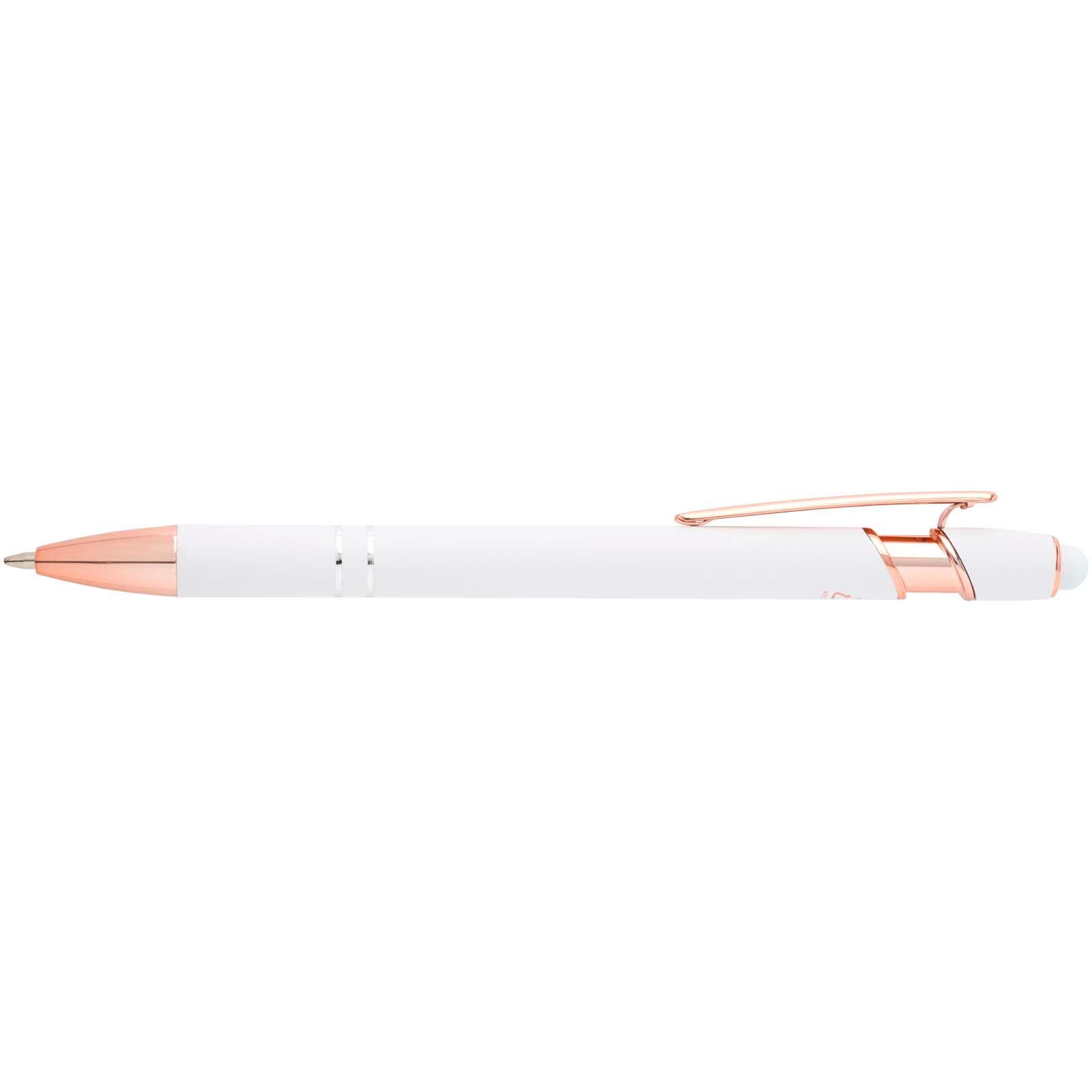 Stylo bille Nanna avec finition or rose 