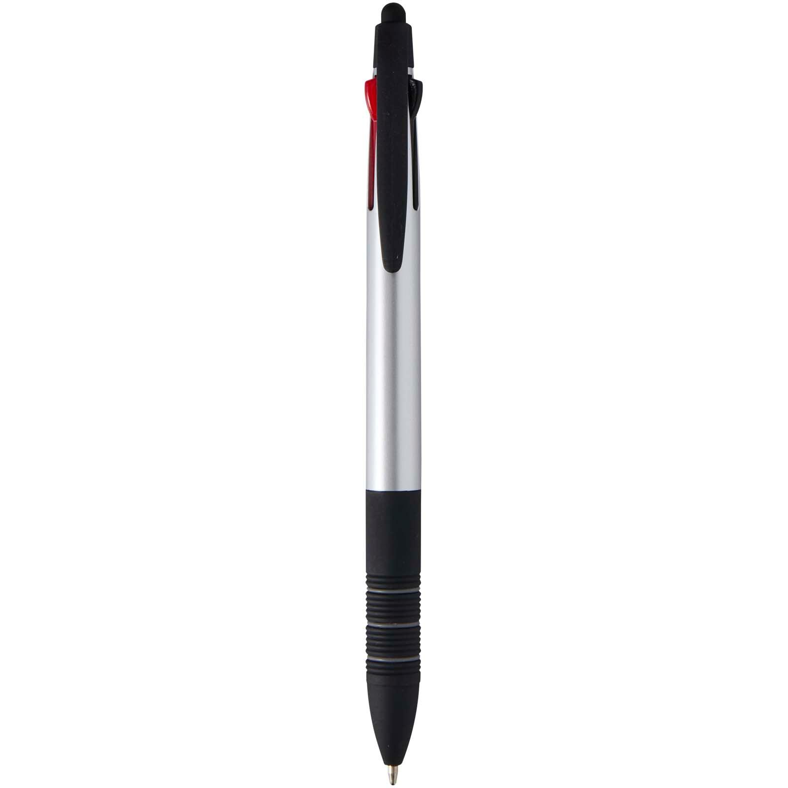 Stylo bille Trine recyclé RCS 3 encres avec stylet
