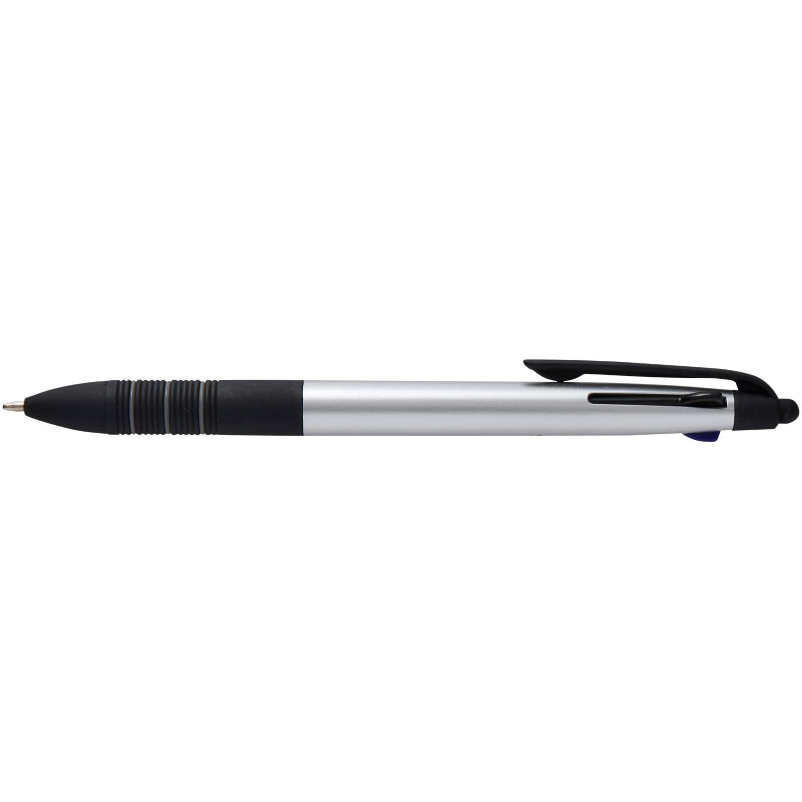 Stylo bille Trine recyclé RCS 3 encres avec stylet