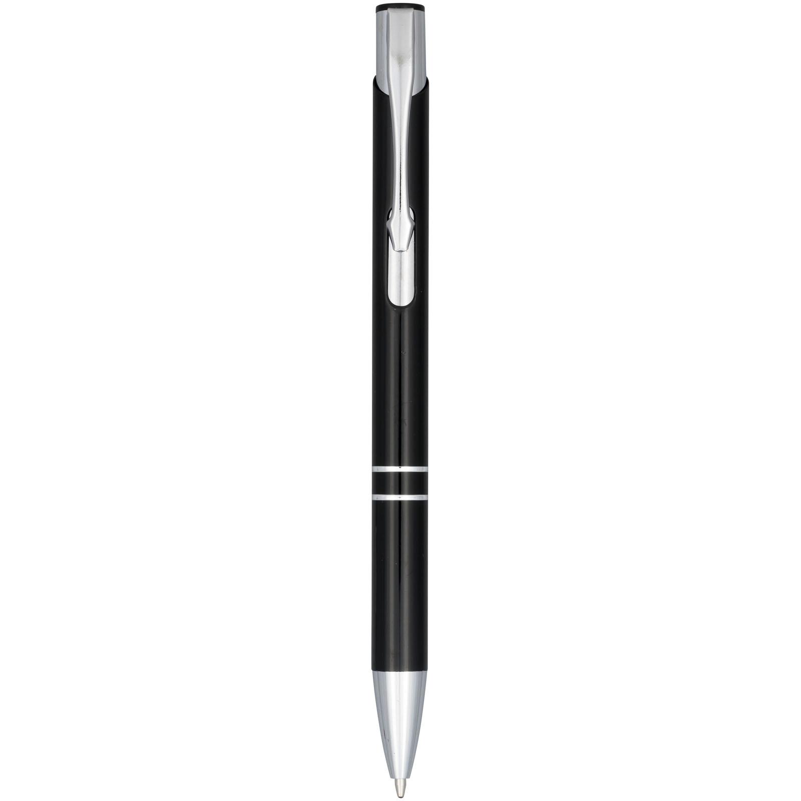 Stylo bille aluminium anodisé Moneta (encre bleue)