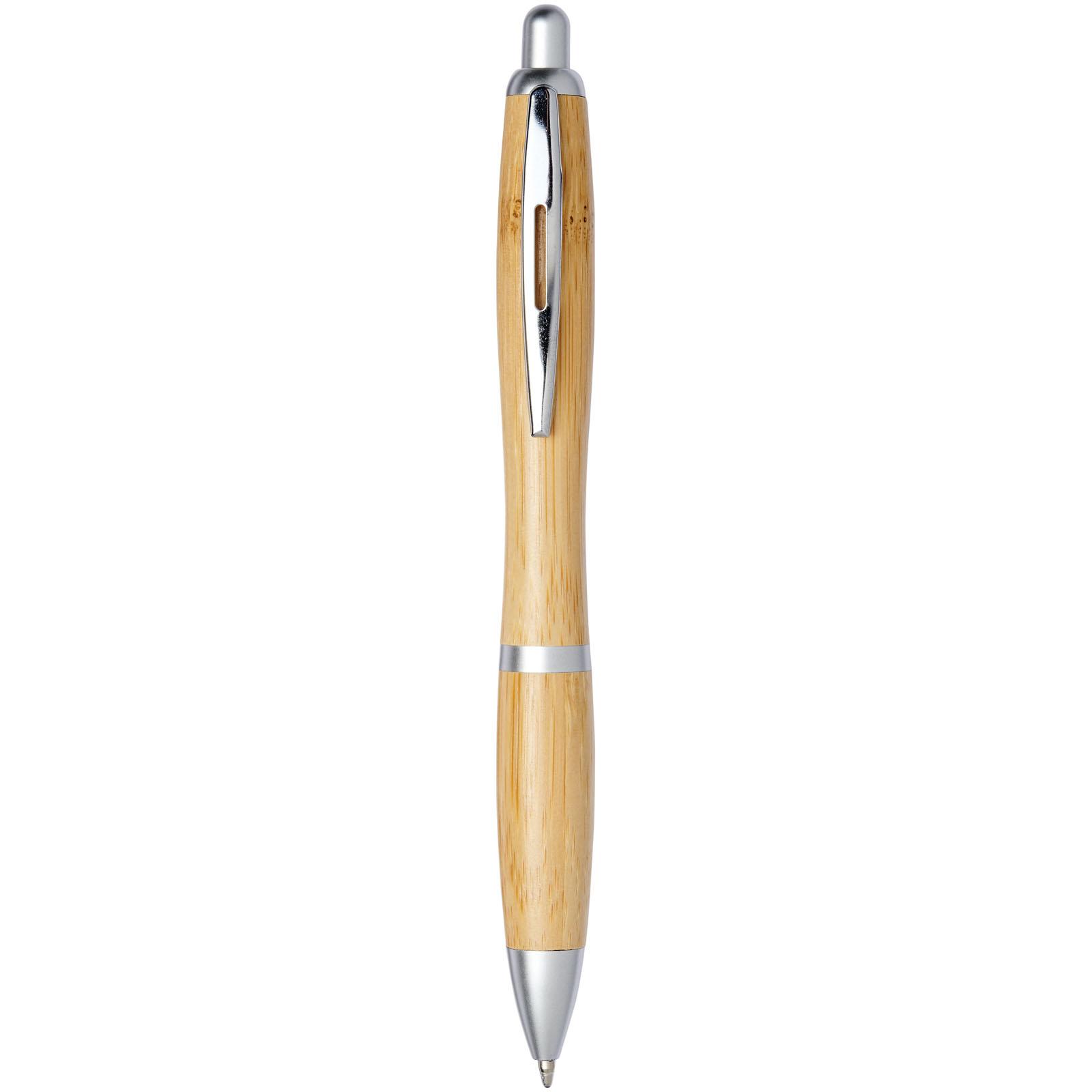 Stylo bille en bambou Nash (encre bleue)