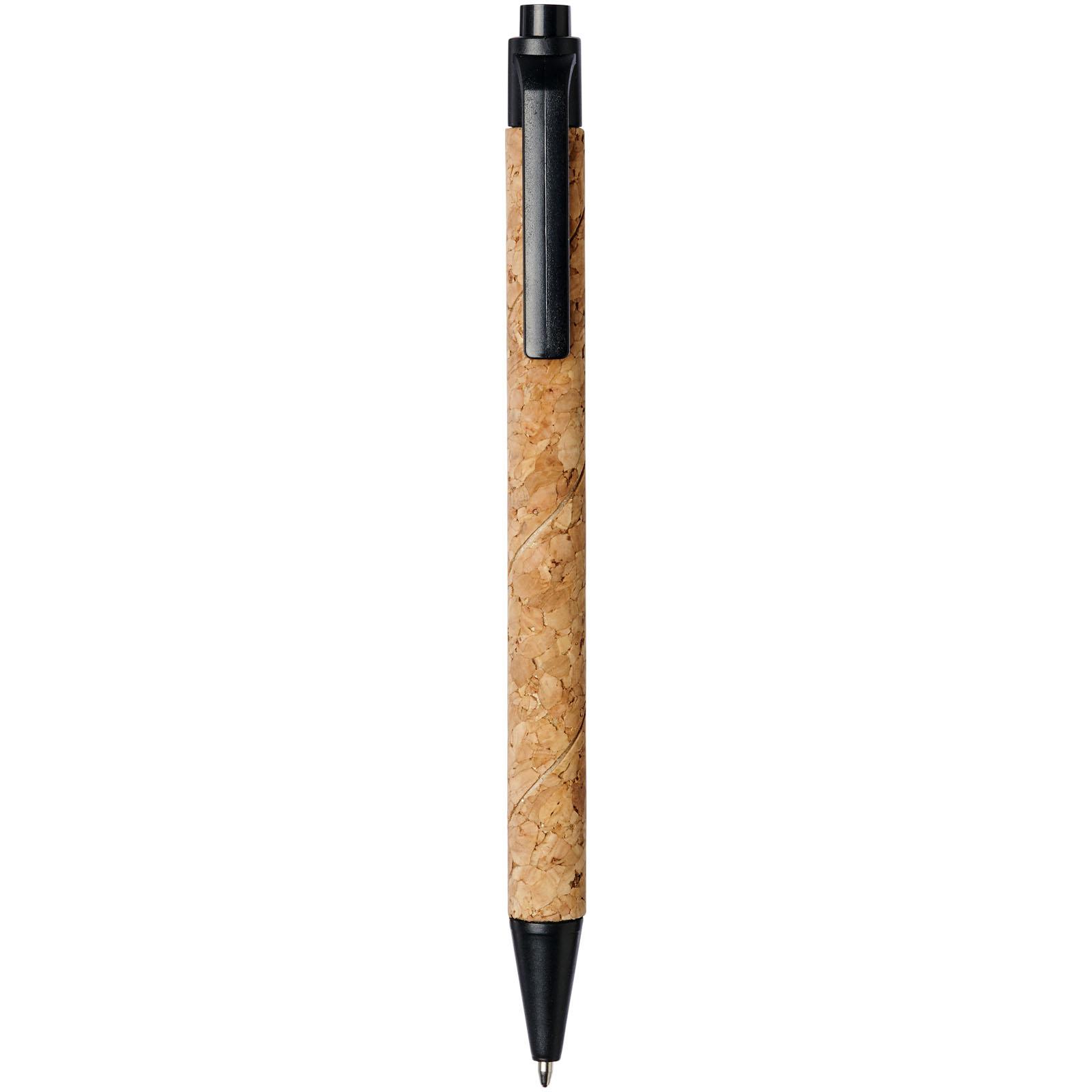 Stylo bille Midar en liège et paille de blé (encre noire)