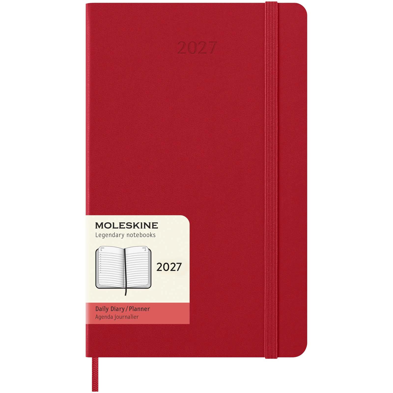 Agenda L quotidien 12 mois Moleskine à couverture rigide