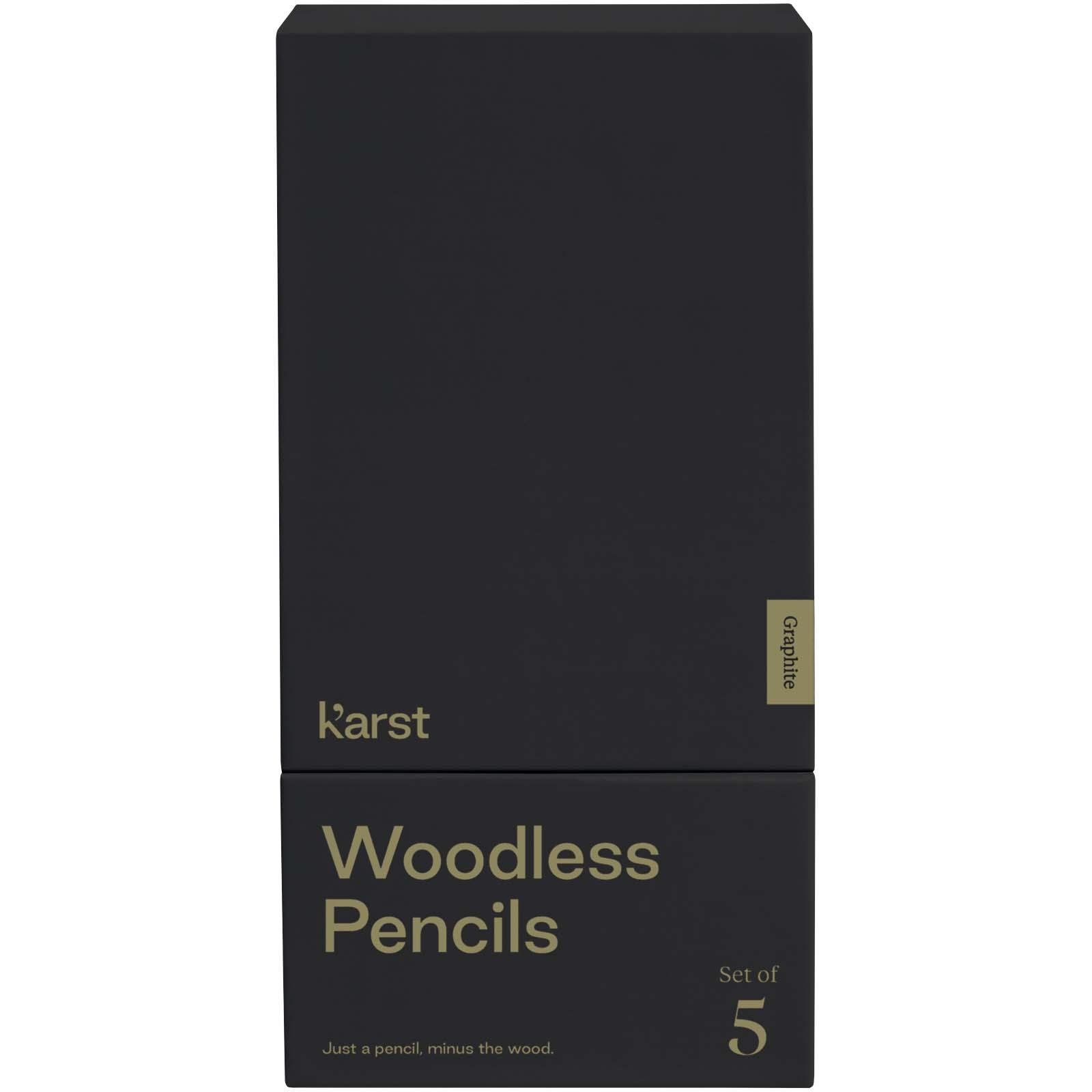 Ensemble de crayons graphite 5 pièces K’arst® 2B sans bois