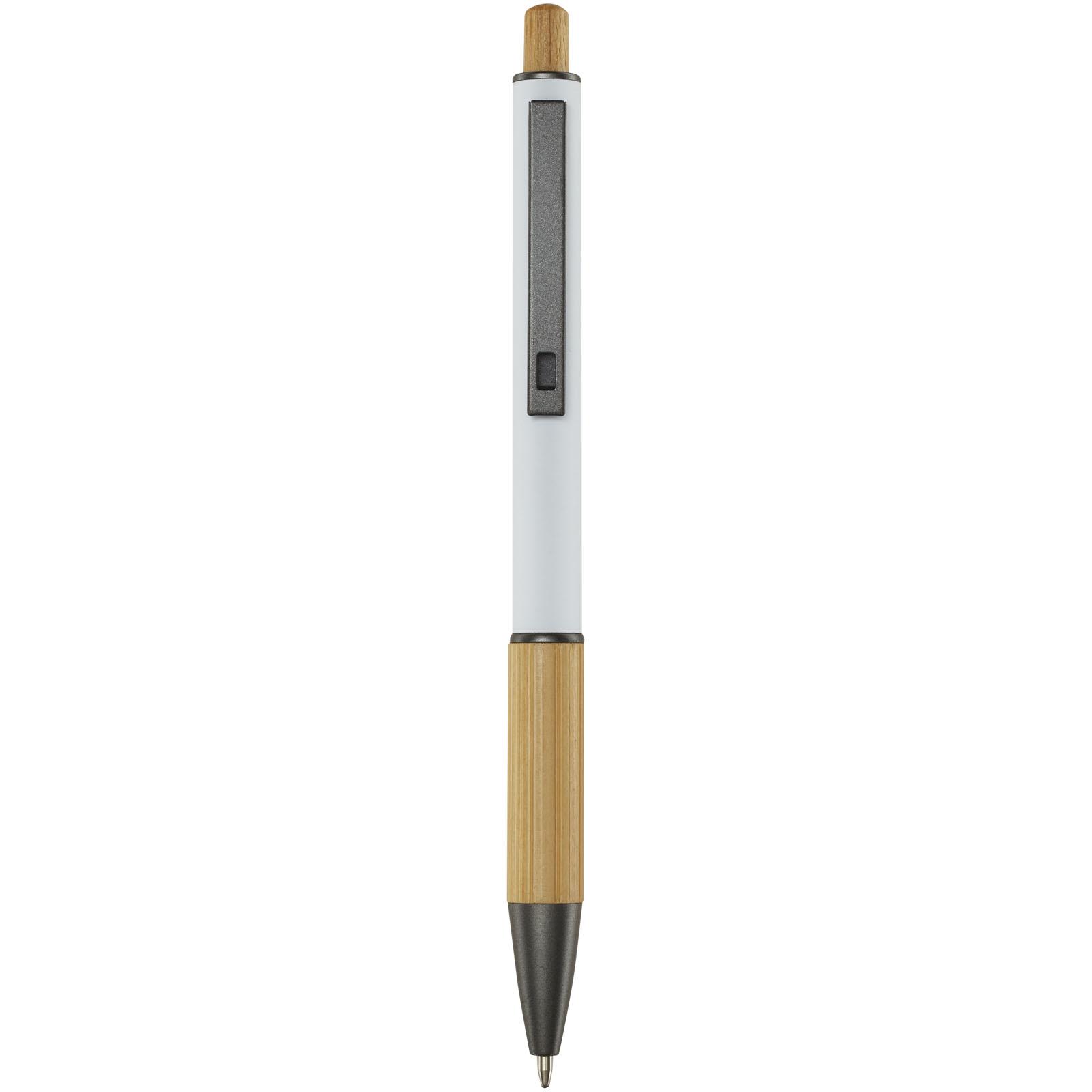 Stylo bille en aluminium recyclé Darius (encre noire)