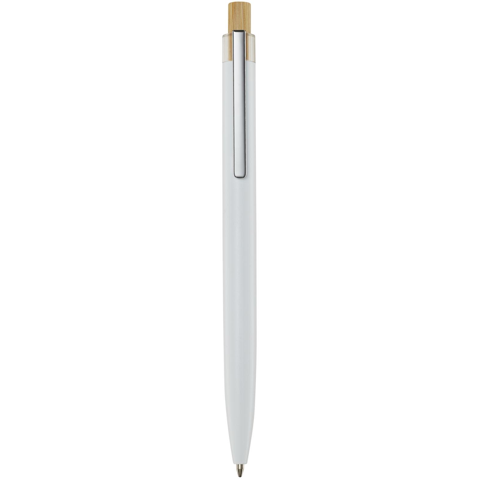 Stylo bille en aluminium recyclé Nooshin (encre bleue)