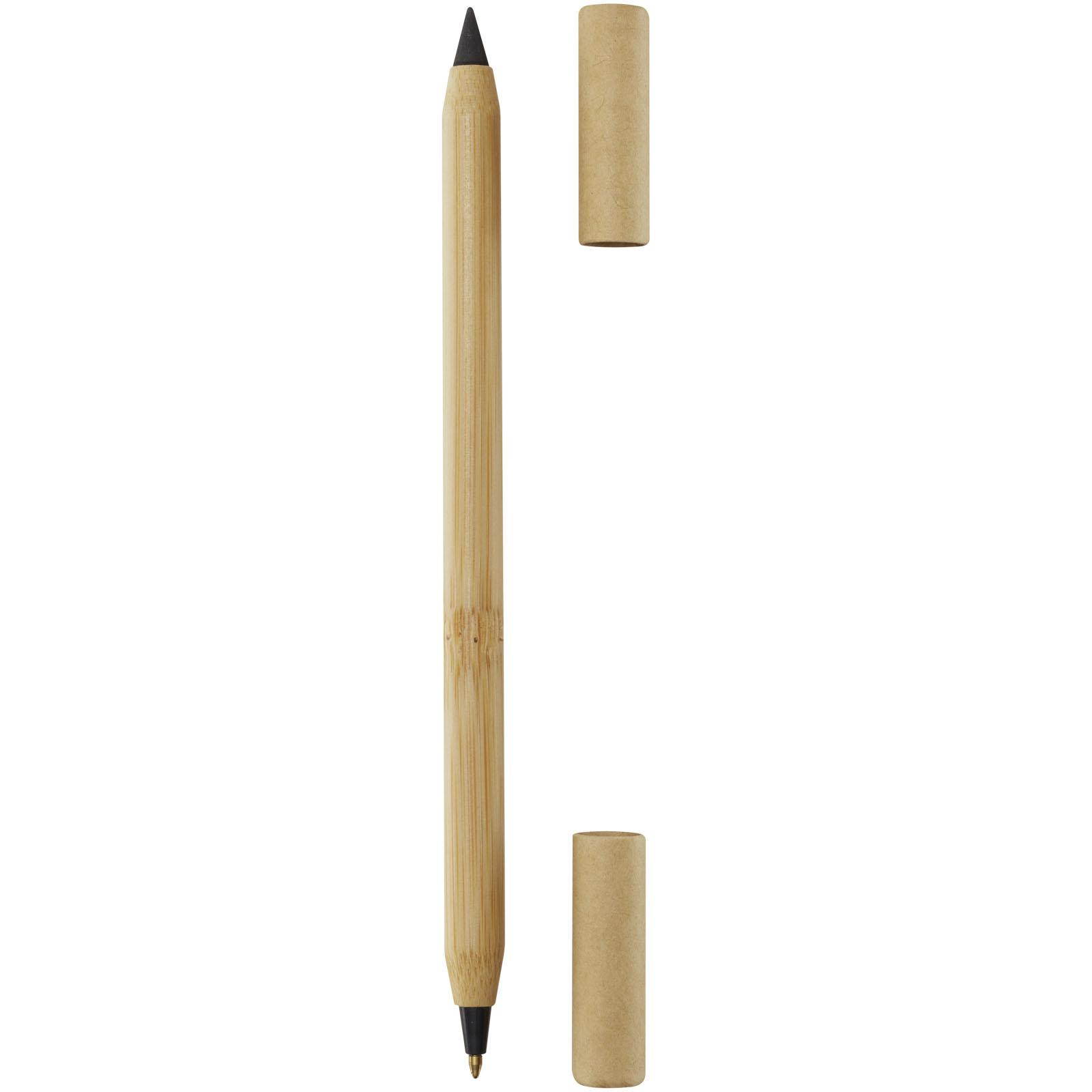 Stylo duo en bambou Samambu (encre bleue)