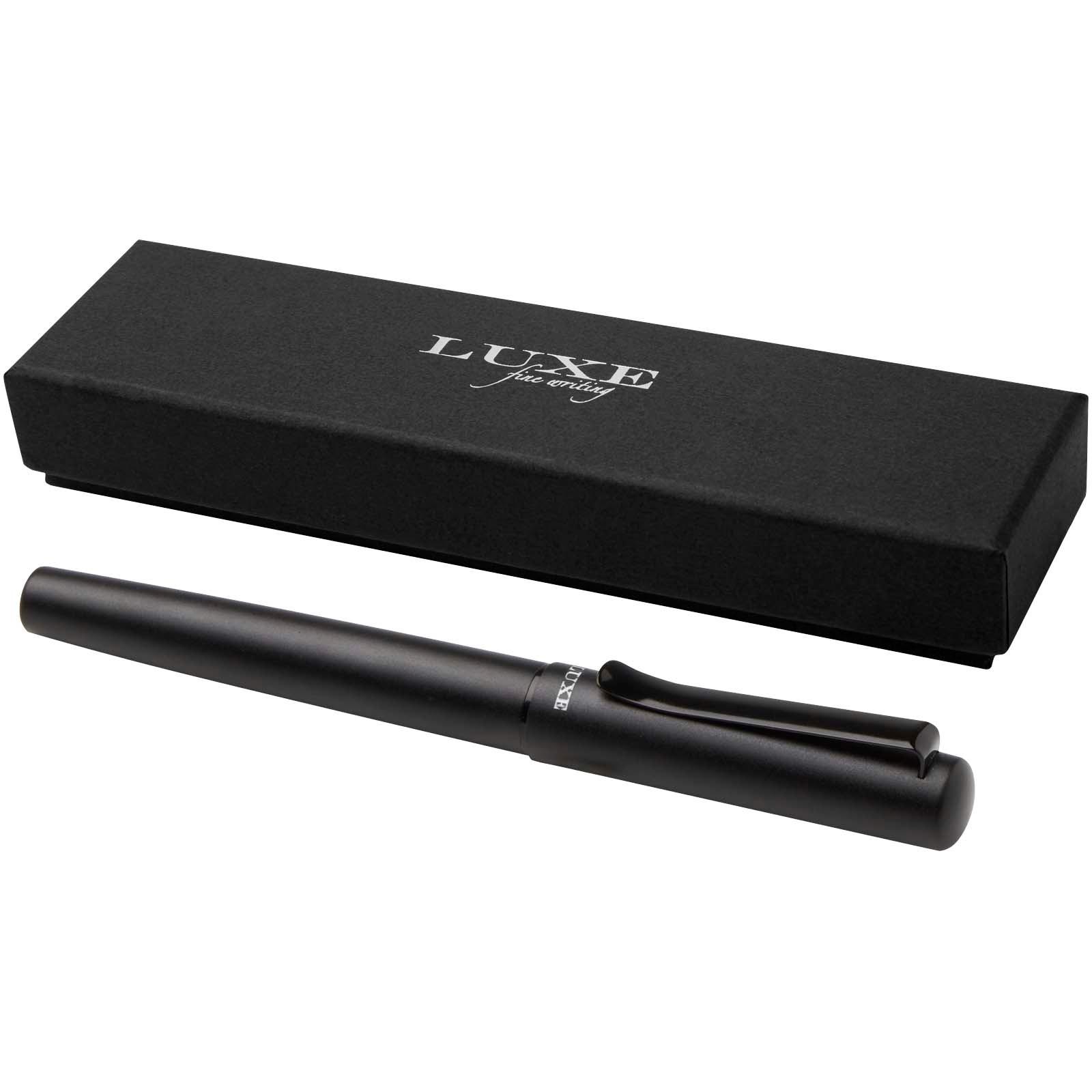 Stylo plume Lucetta en aluminium recyclé (encre noire)
