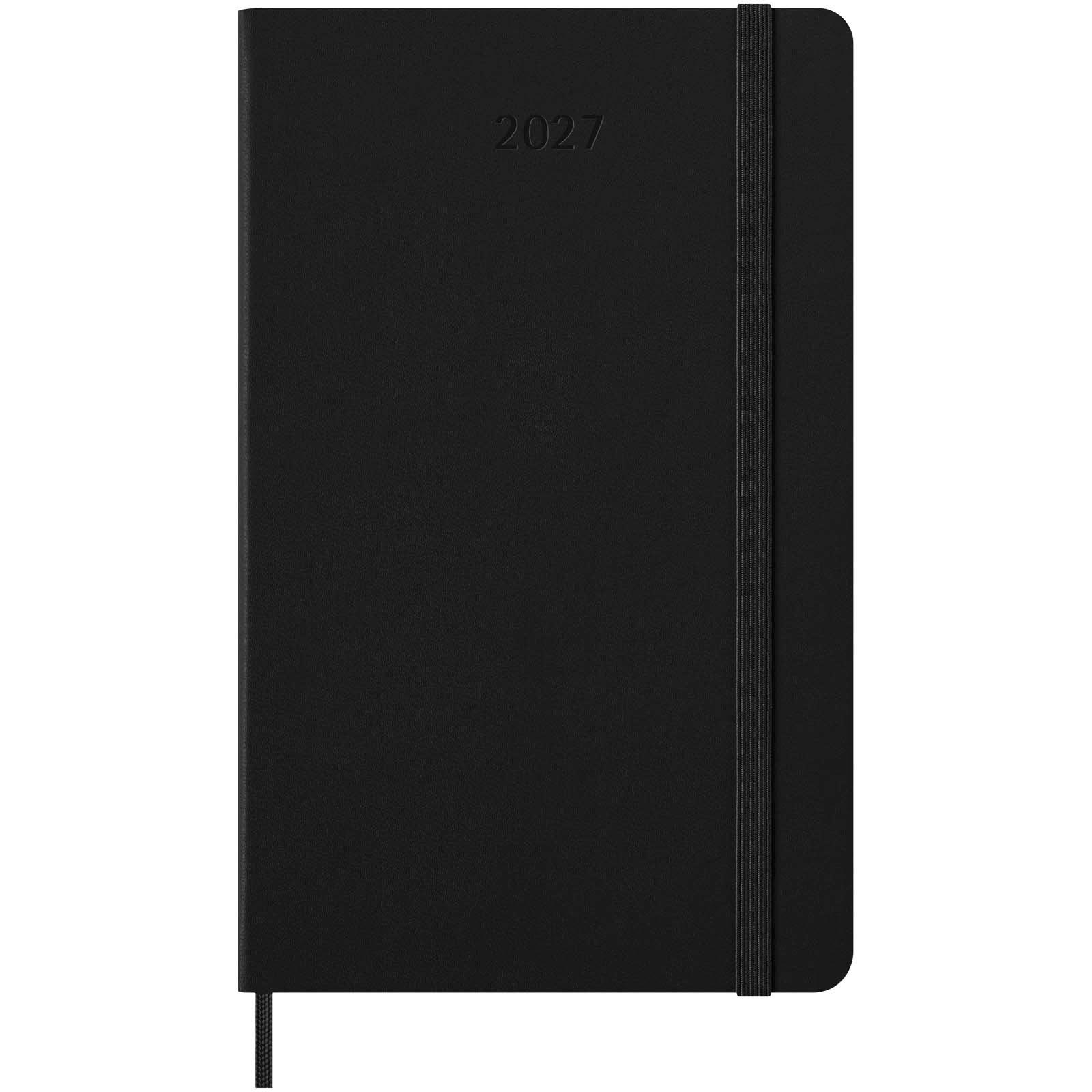 Agenda L hebdomadaire horizontal 12 mois Moleskine à couverture rigide