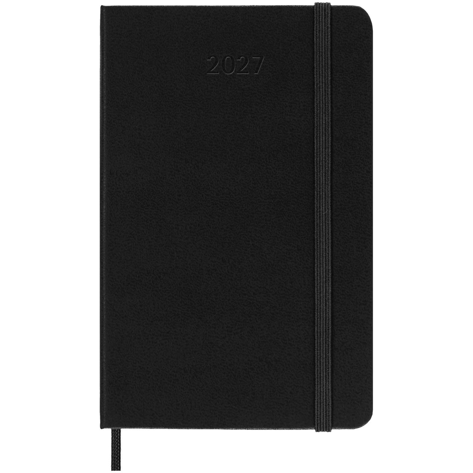 Agenda de poche quotidien 12 mois Moleskine à couverture rigide