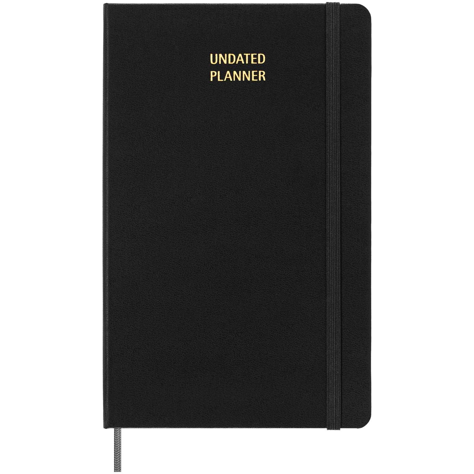 Agenda L hebdomadaire non daté Moleskine à couverture rigide
