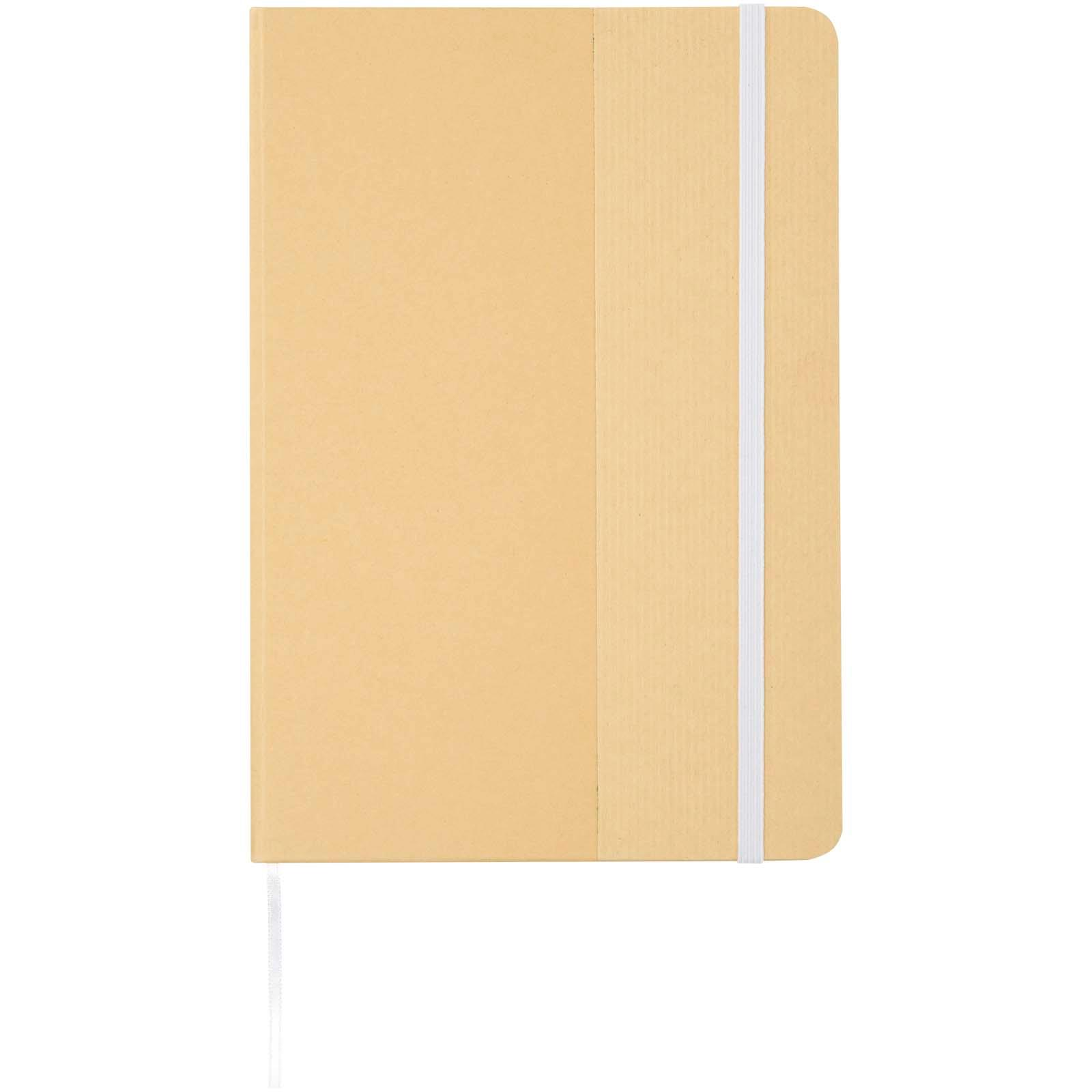 Carnet à couverture rigide A5 Nelida en carton recyclé