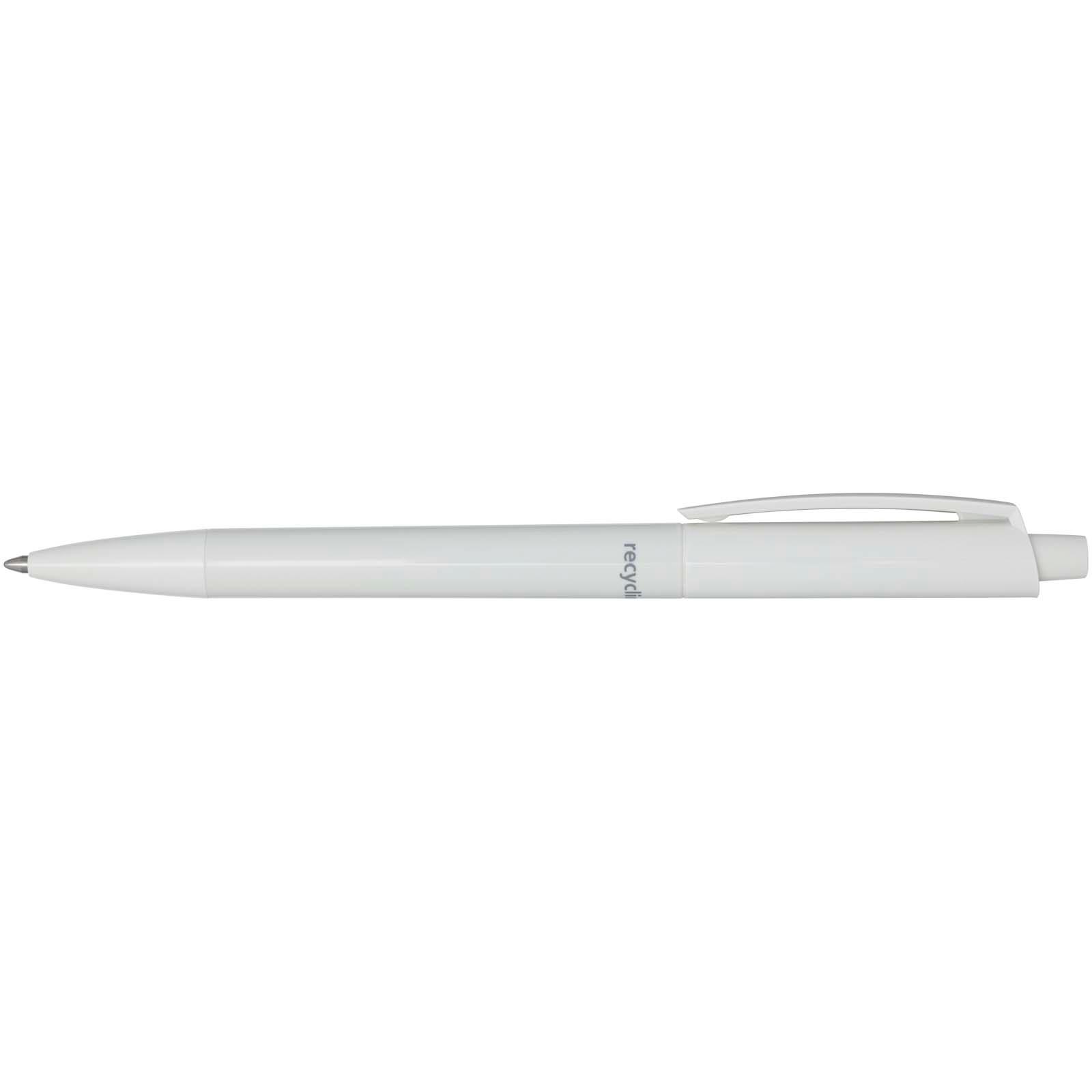 Stylo bille en plastique recyclé Martha (encre bleue)